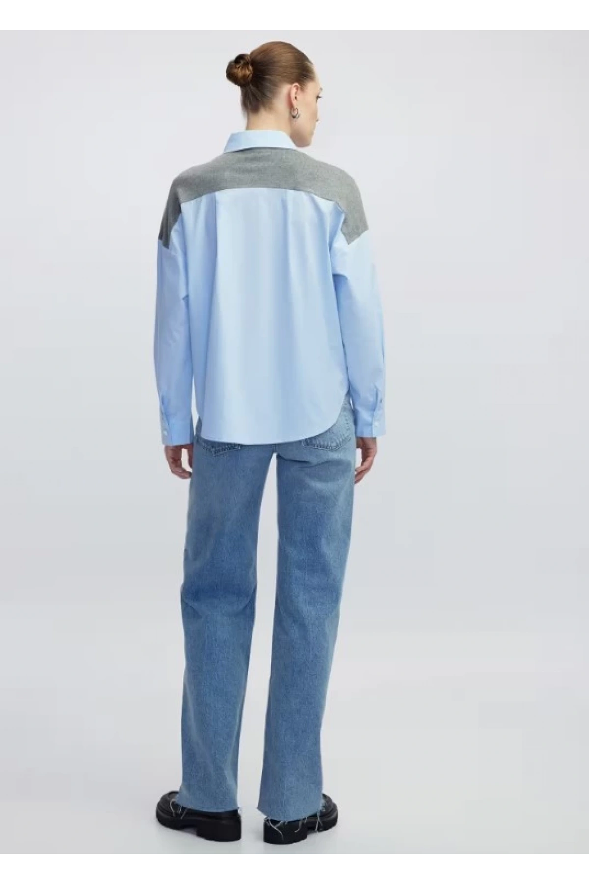 İpekyol Triko Mix İşlemeli Gömlek IW6250025094