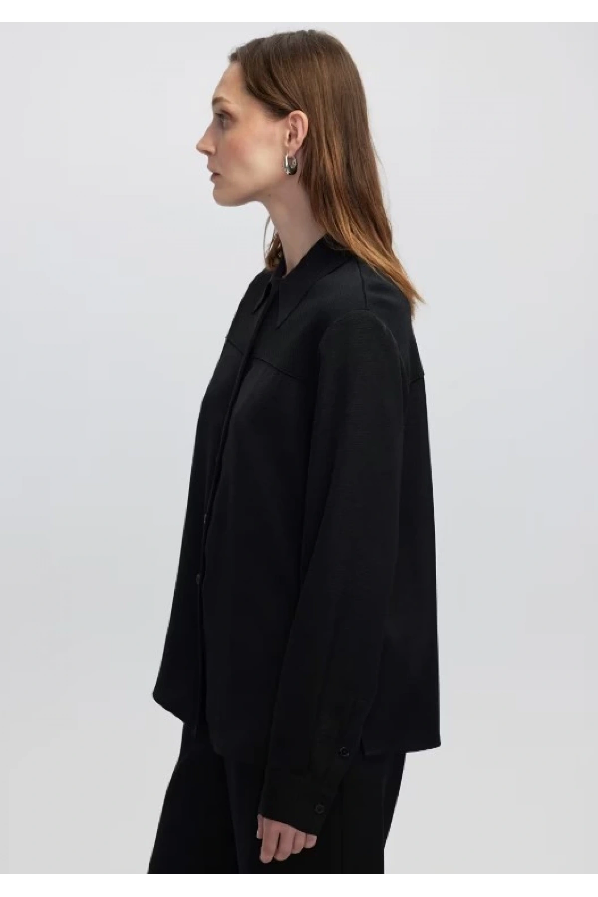 İpekyol Triko Mix Rahat Kesim Gömlek IW6250025071