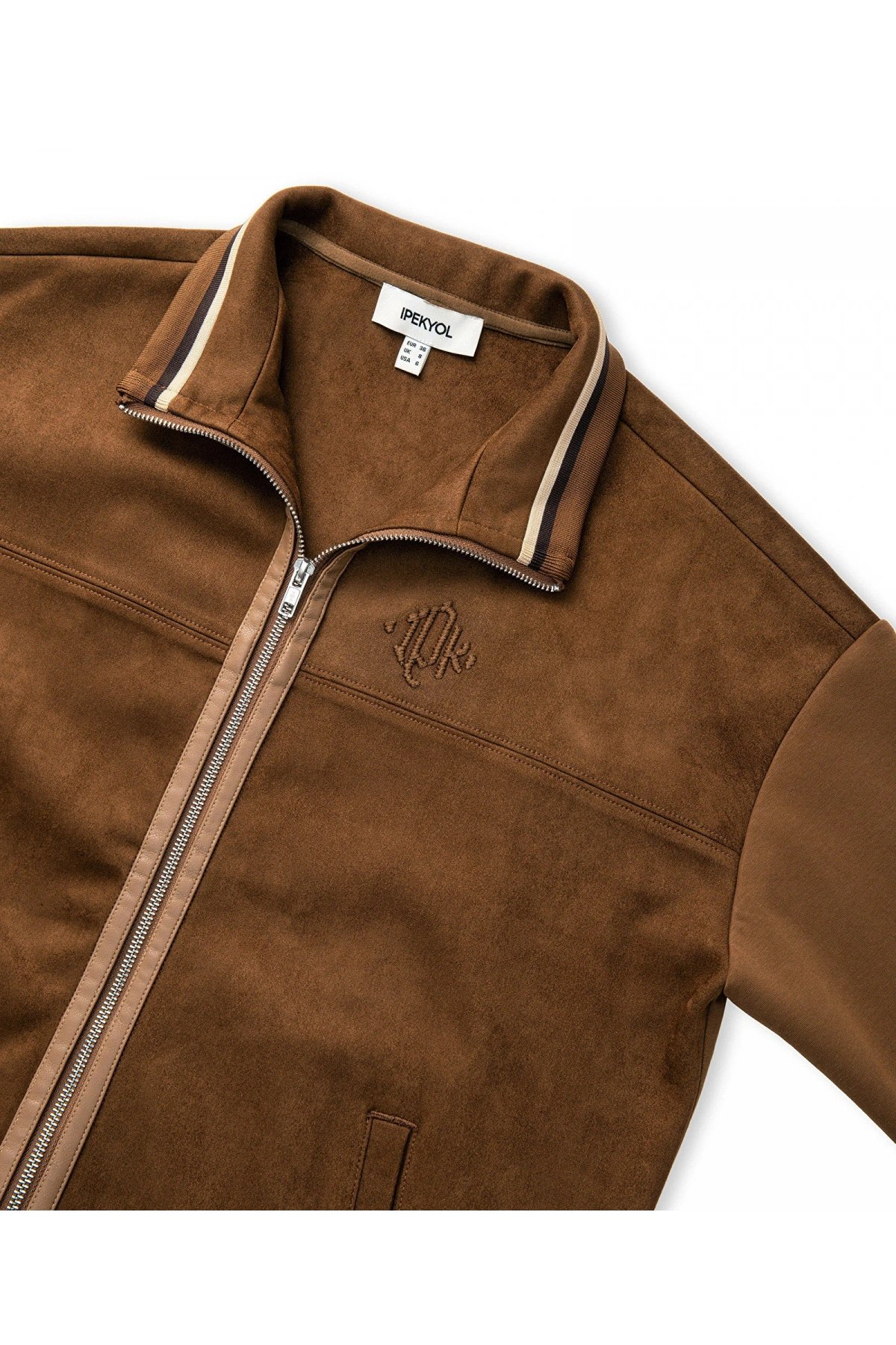 İpekyol Üç Boyutlu Monogram Kadın Nakışlı Taba Sweatshirt IW6250091059