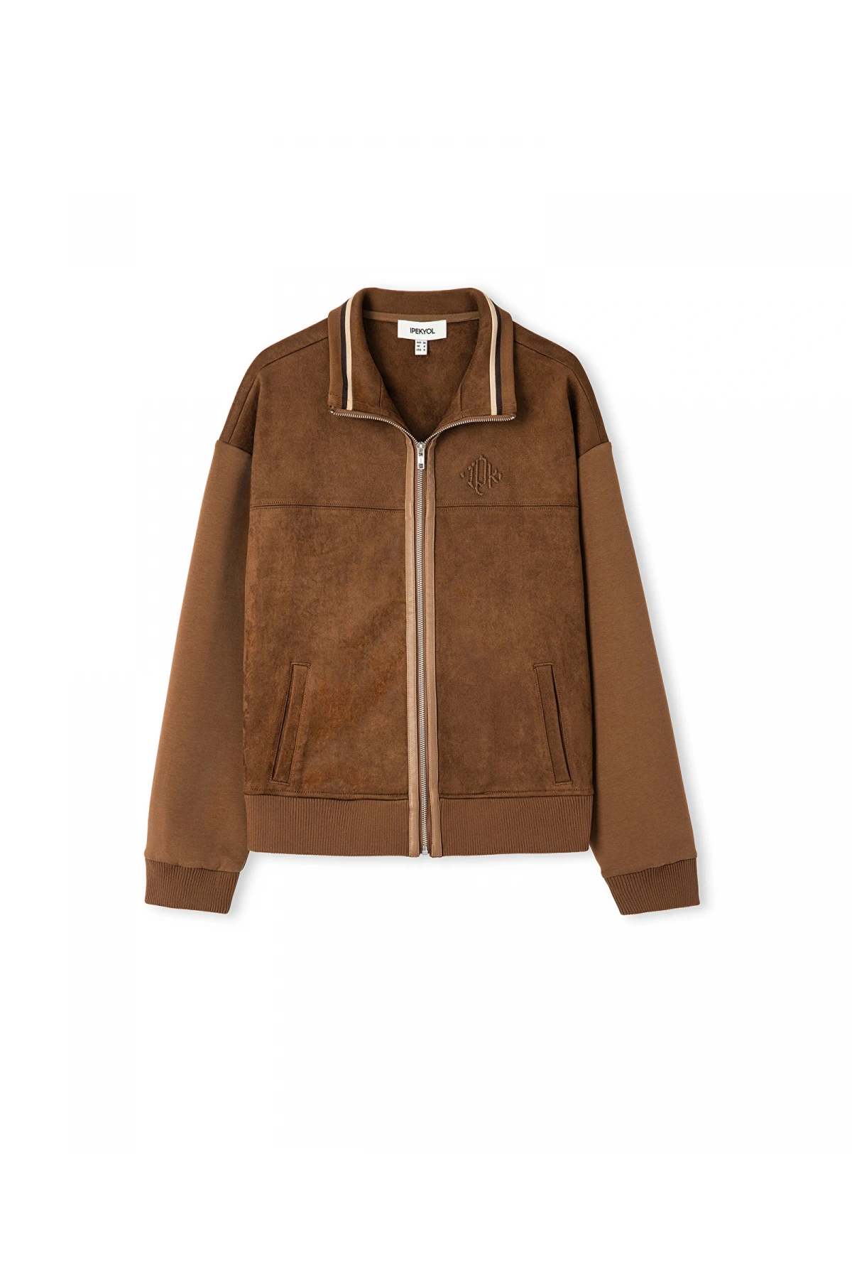 İpekyol Üç Boyutlu Monogram Kadın Nakışlı Taba Sweatshirt IW6250091059