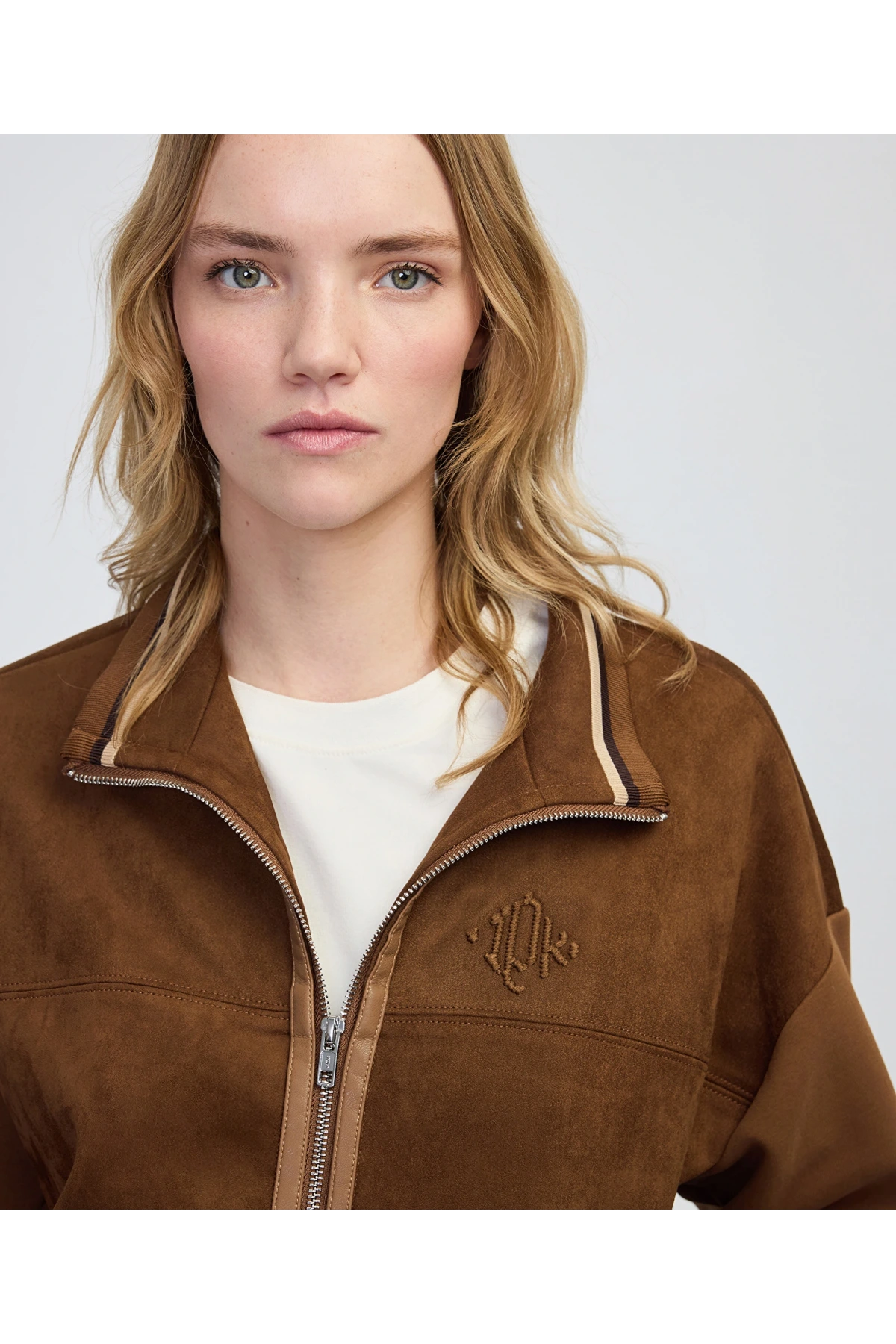 İpekyol Üç Boyutlu Monogram Kadın Nakışlı Taba Sweatshirt IW6250091059