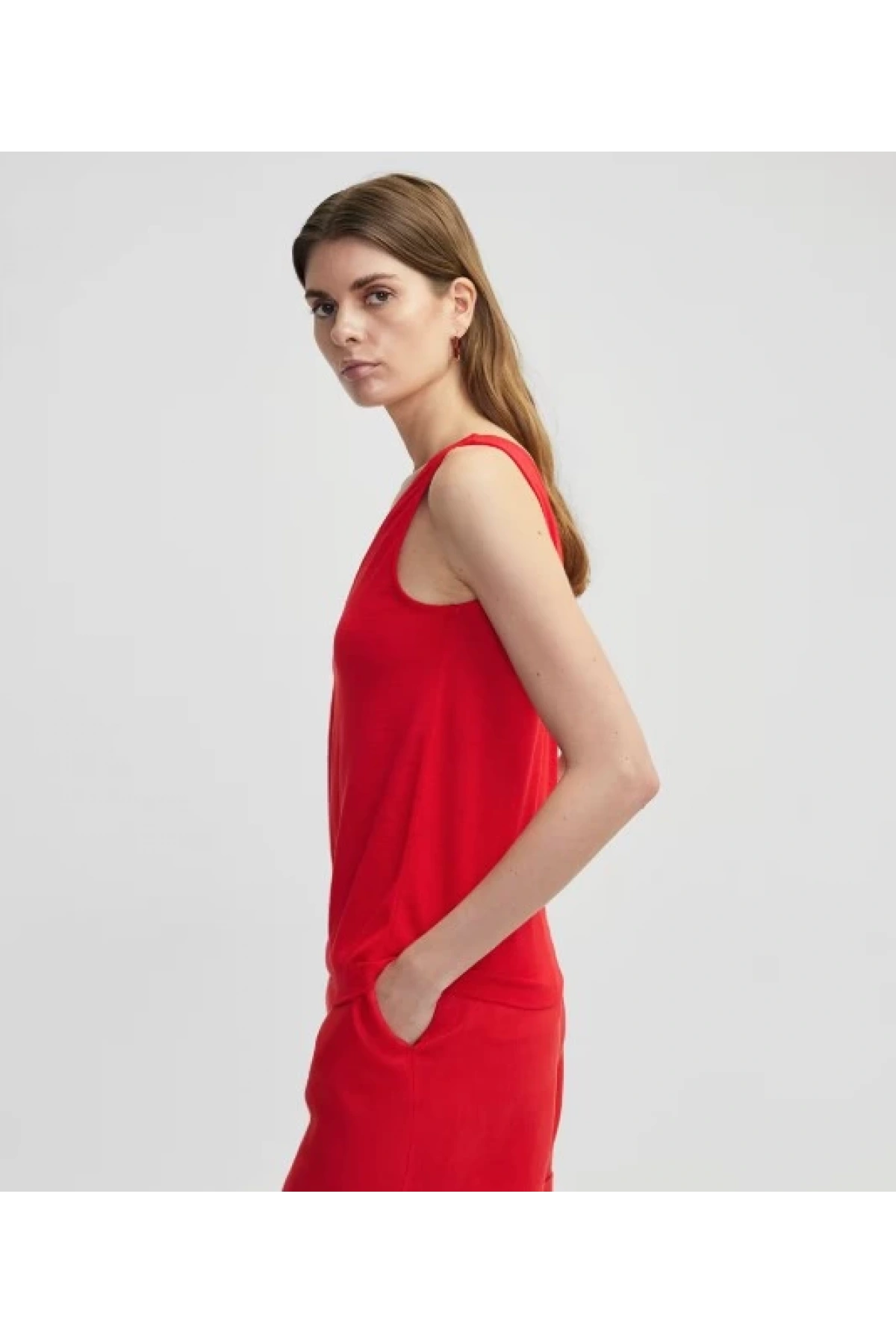 İpekyol V Yaka Basic T-shirt IS1250070183