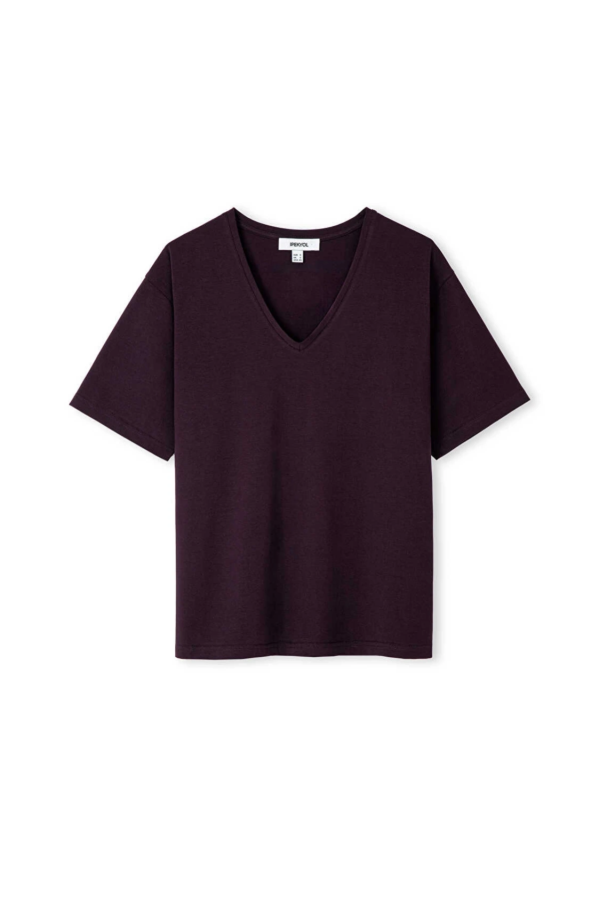 İpekyol V Yaka Basic T-Shirt IW6260070138