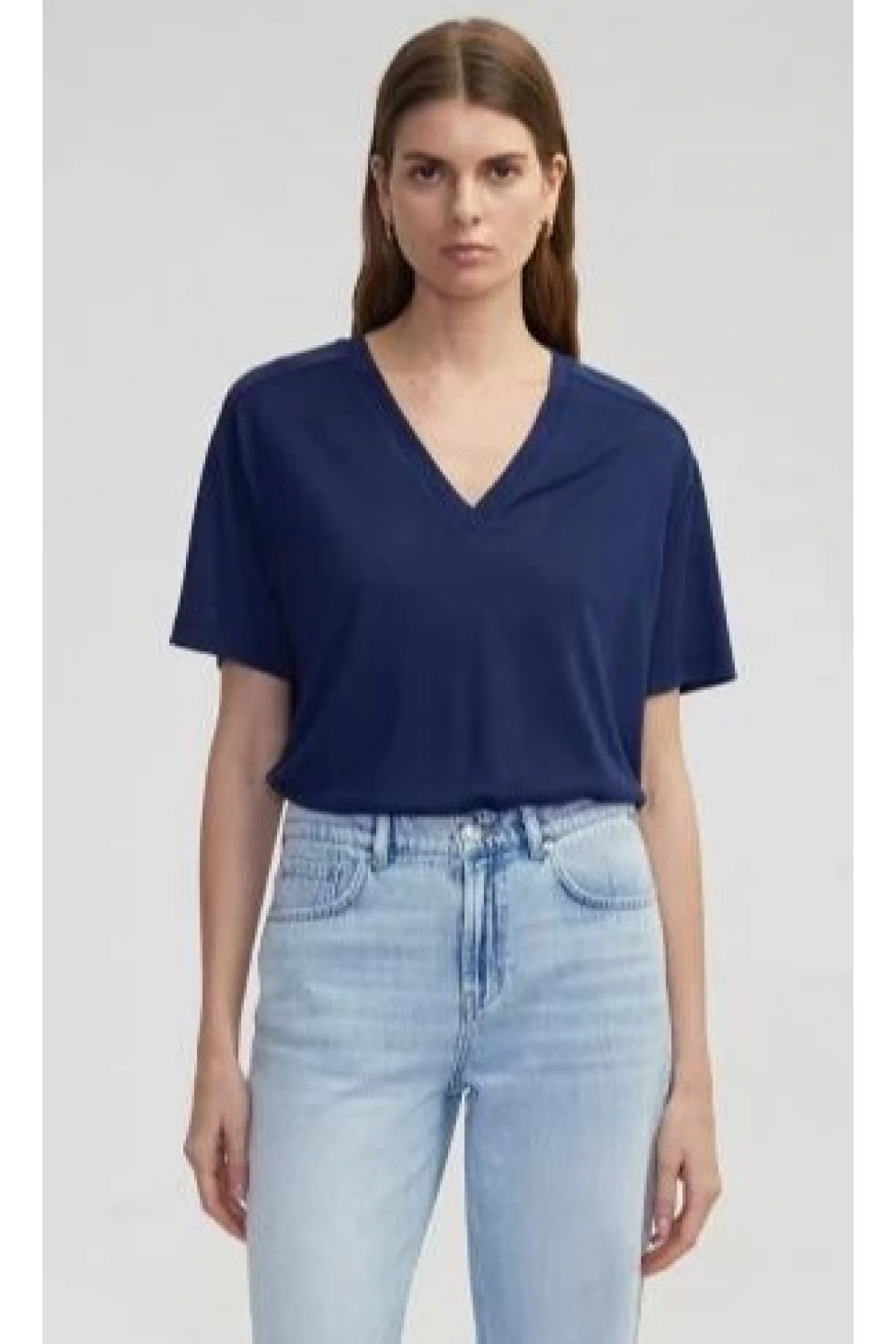 İpekyol V Yaka T-Shirt IS125007169