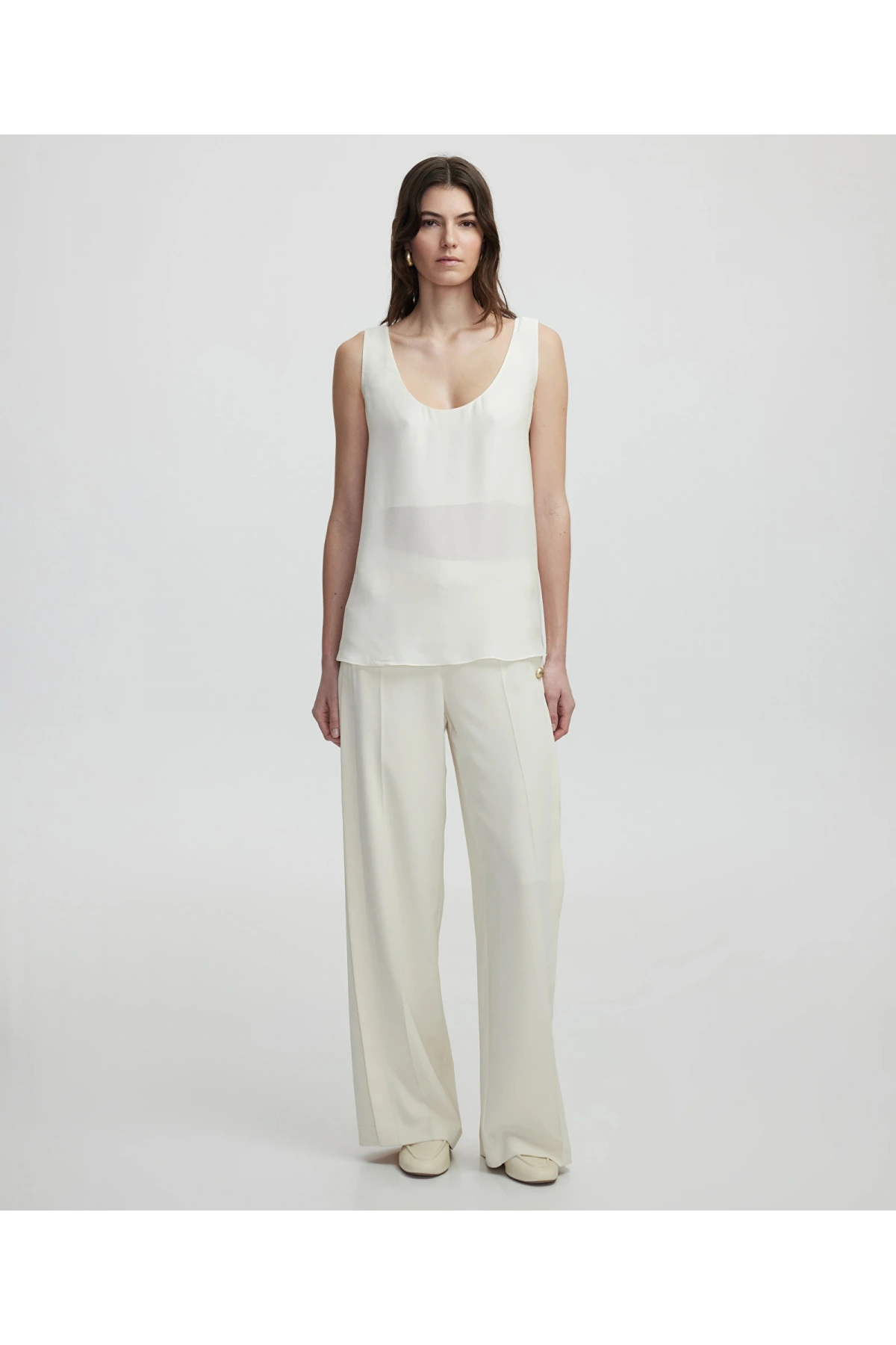 İpekyol Viskoz Kadın Ekru Bluz IS1250006091