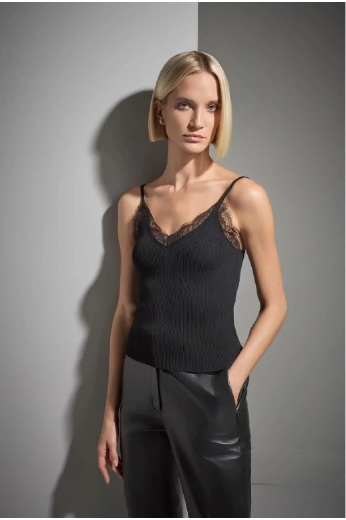 Join Us Askılı Dantel Detaylı Triko Atlet 2526W188