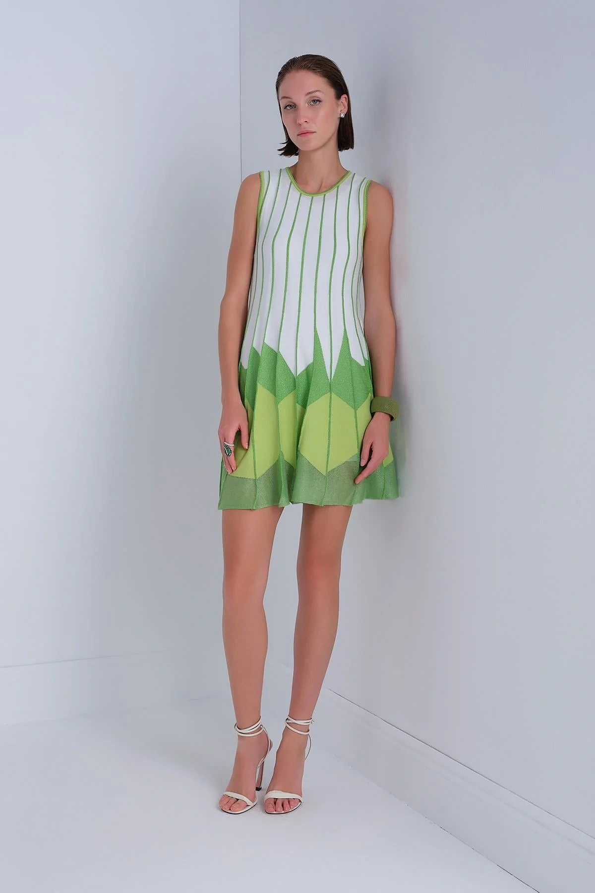 Join Us Etek Ucu Pileli Mini Elbise 2025S021