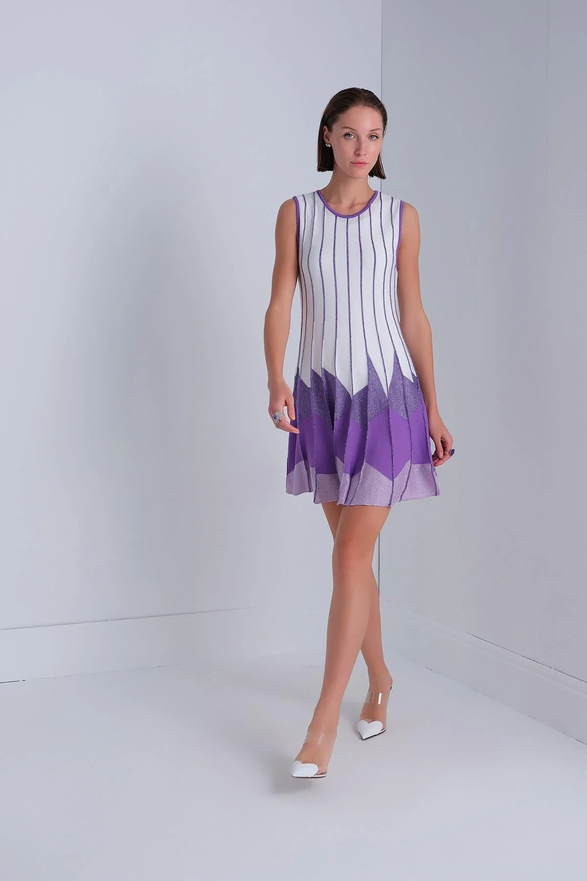 Join Us Etek Ucu Pileli Mini Elbise 2025S021