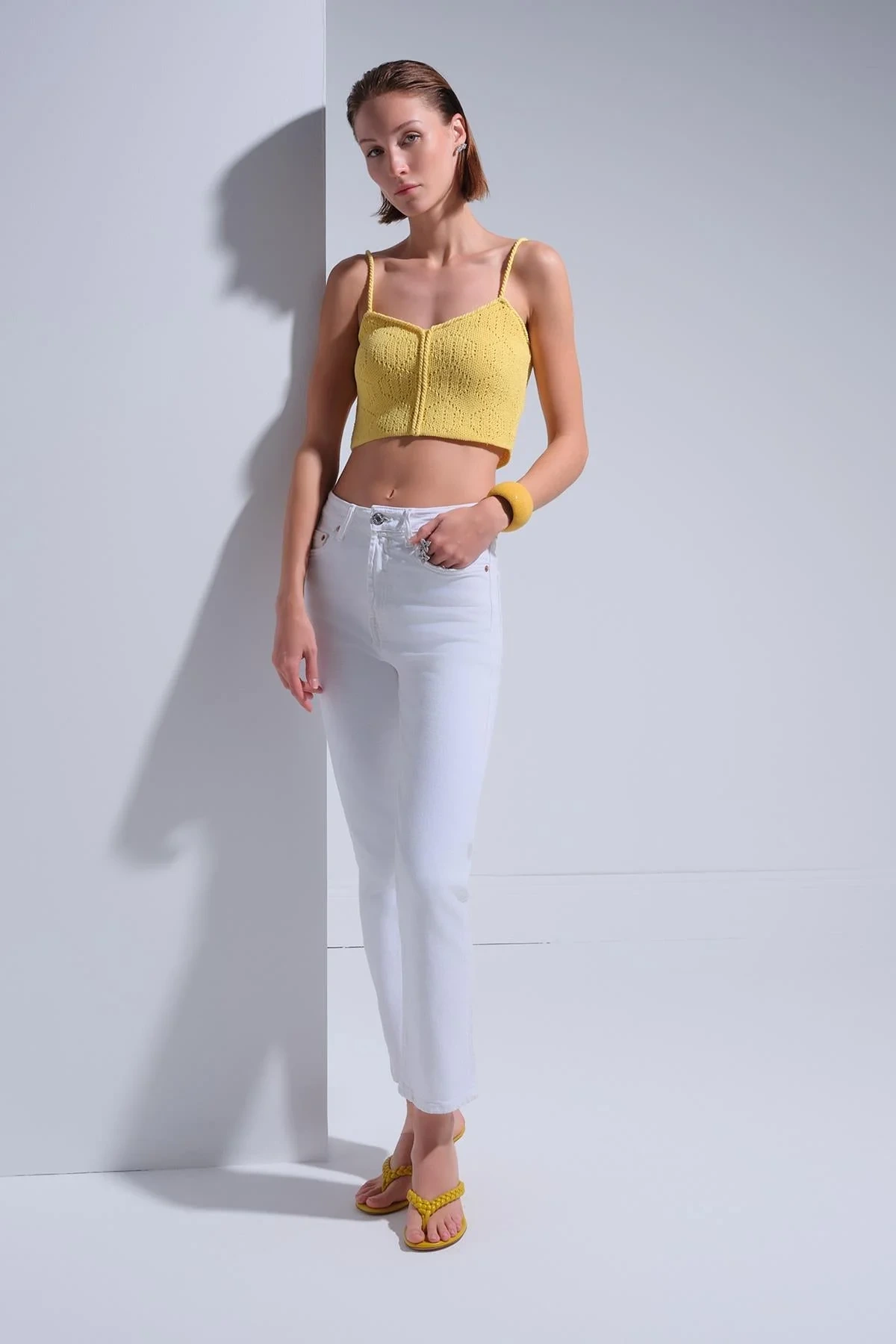 Join Us İp Askılı Crop Top 2025S019