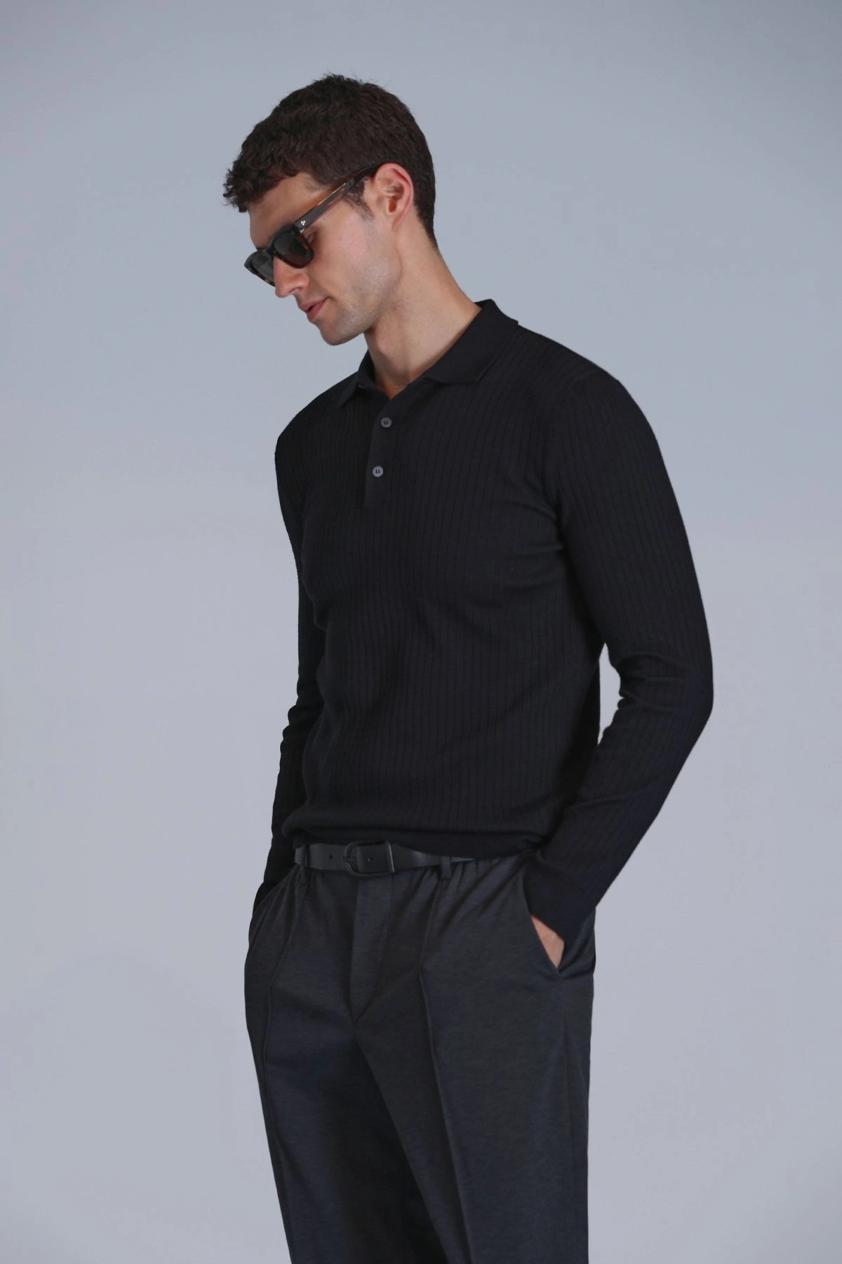 Lufian Aden Erkek Siyah Kazak 112090127