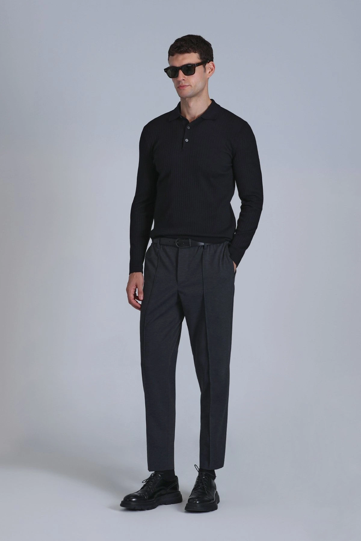 Lufian Aden Erkek Siyah Kazak 112090127