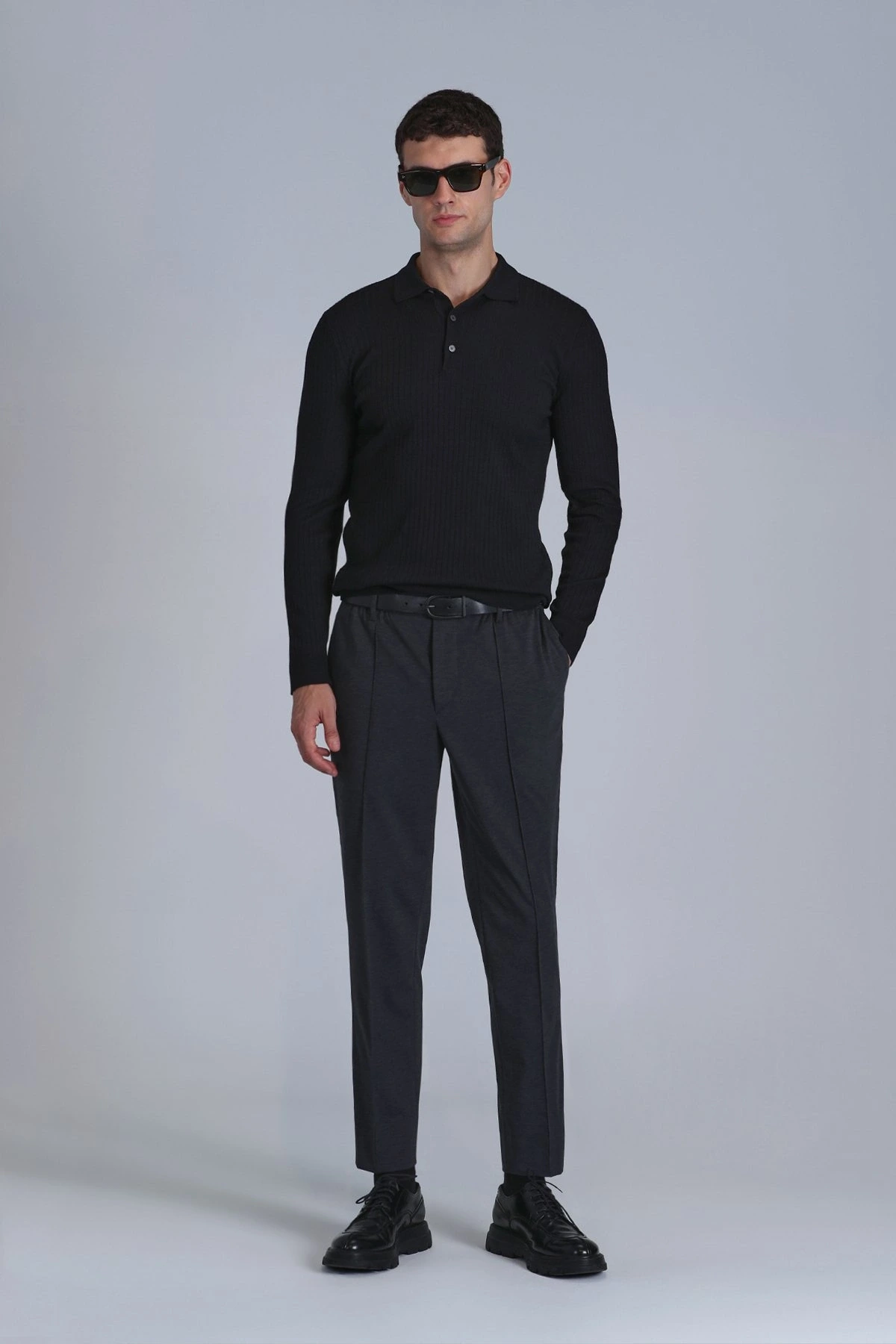 Lufian Aden Erkek Siyah Kazak 112090127