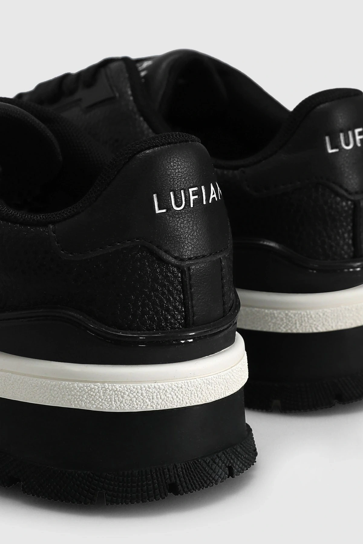 Lufian Albert Erkek Deri Siyah Sneaker 112230250