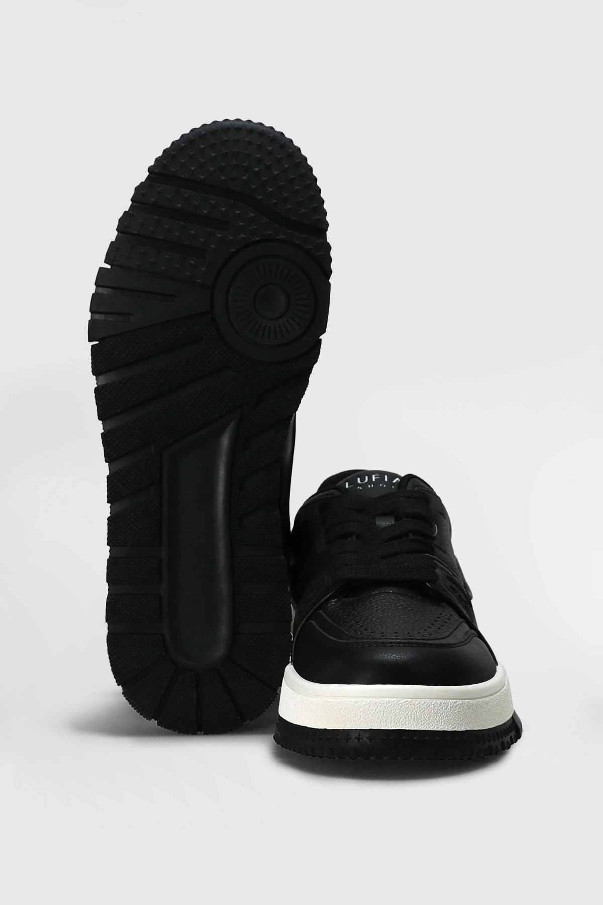 Lufian Albert Erkek Deri Siyah Sneaker 112230250