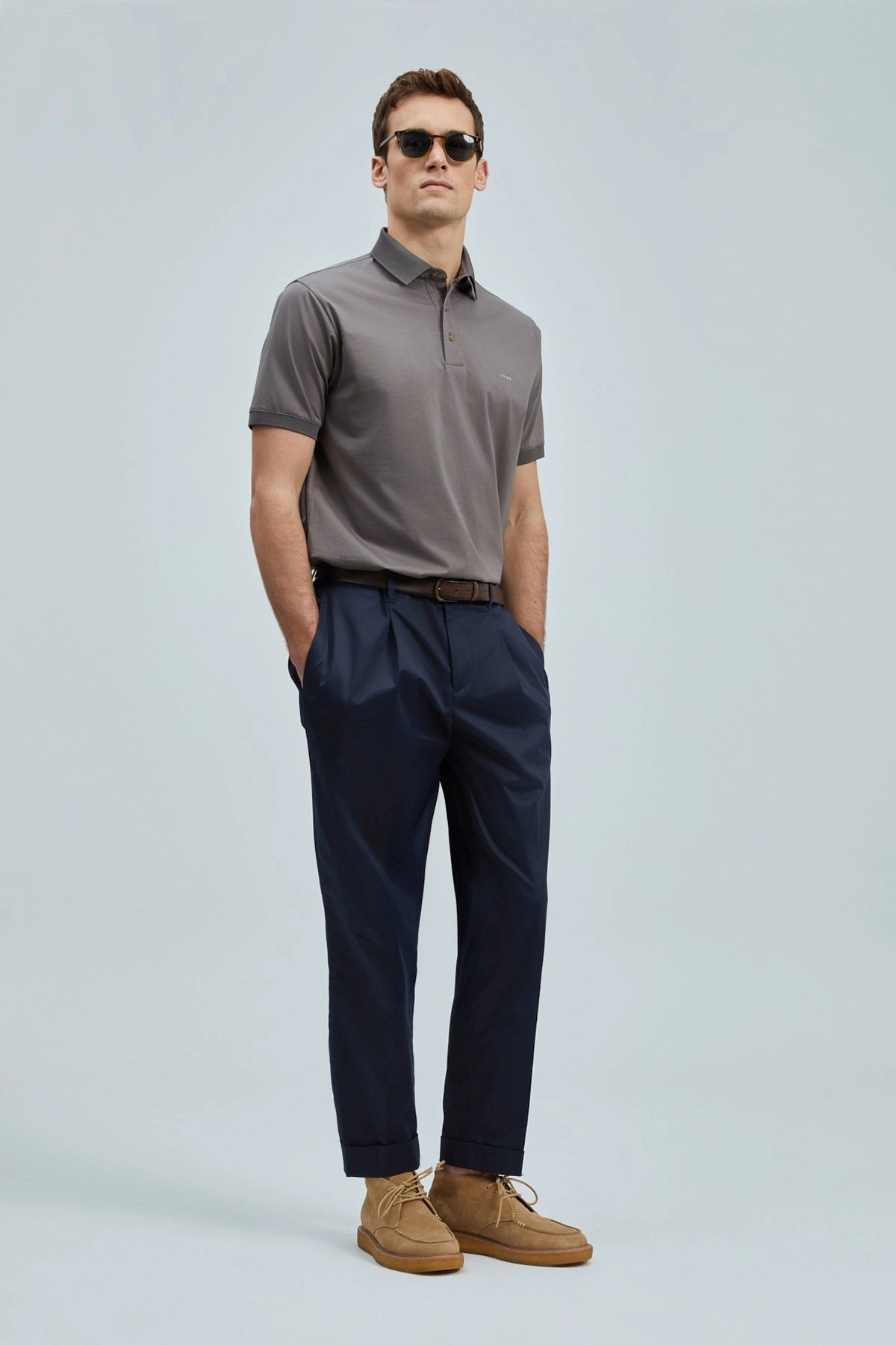 Lufian Albert Smart Chino Erkek Lacivert Pantolon 111190345