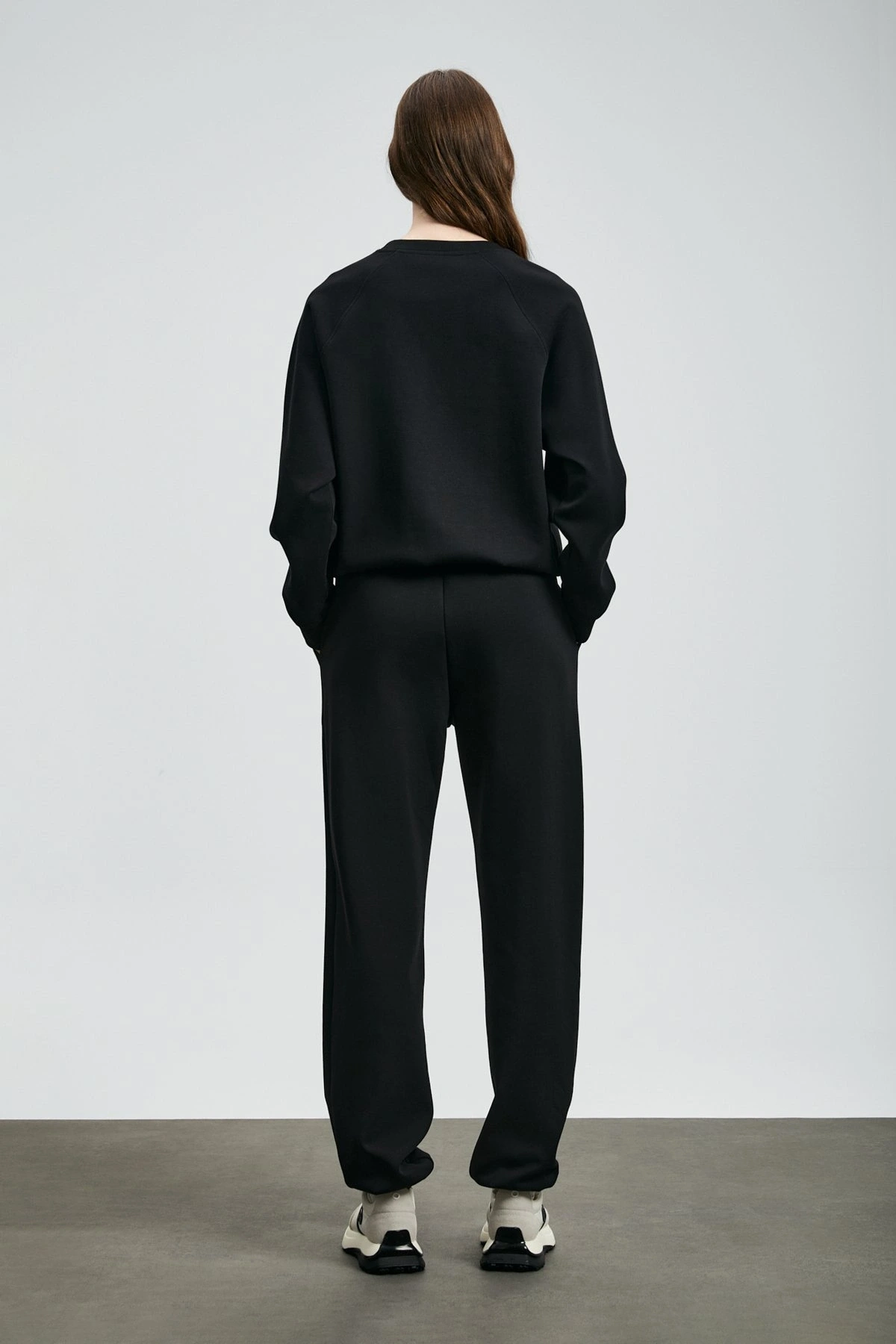 Lufian Alice Kadın Siyah Örme Sweatshirt 122030016