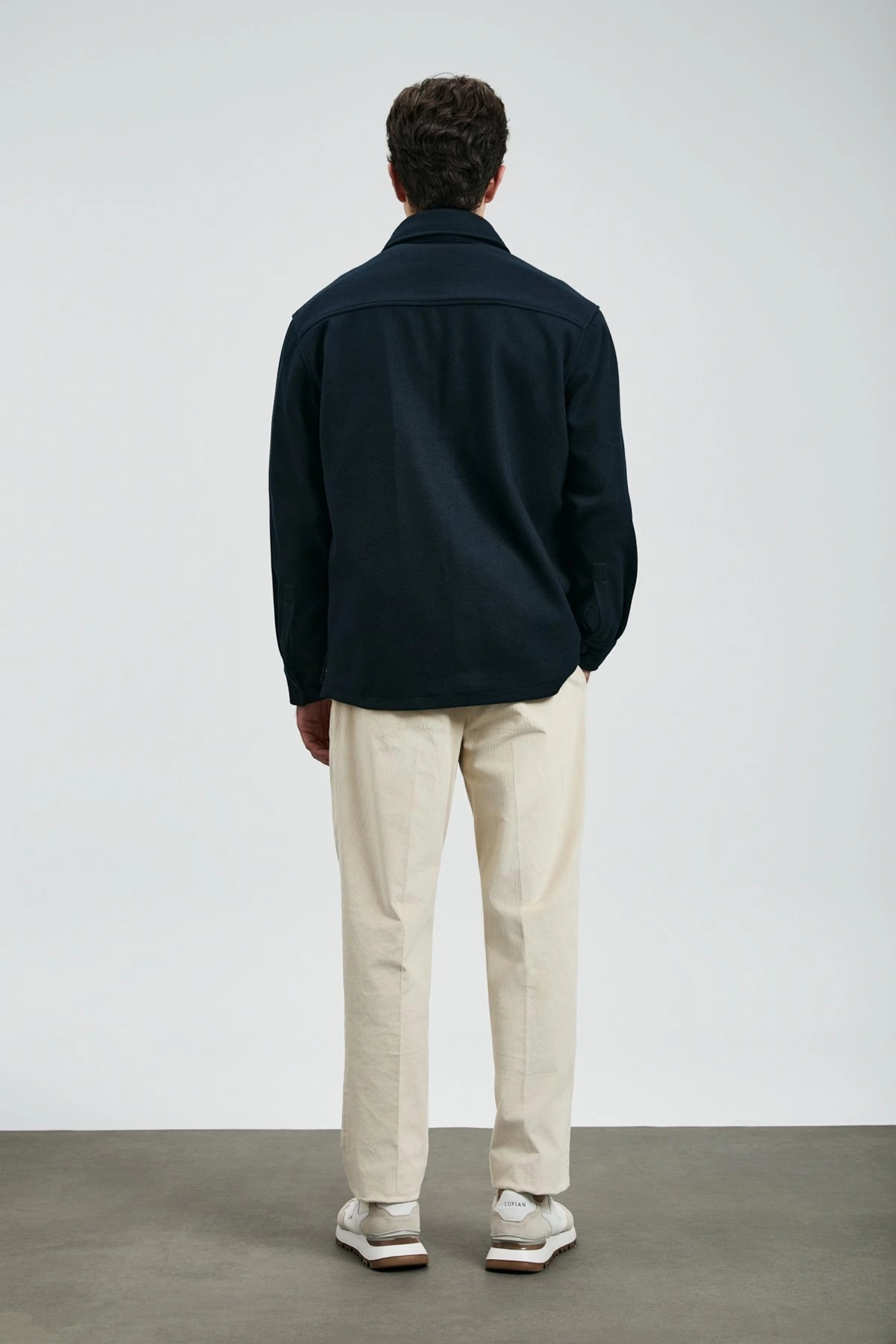 Lufian Erkek Andre Örme Lacivert Ceket 112120261