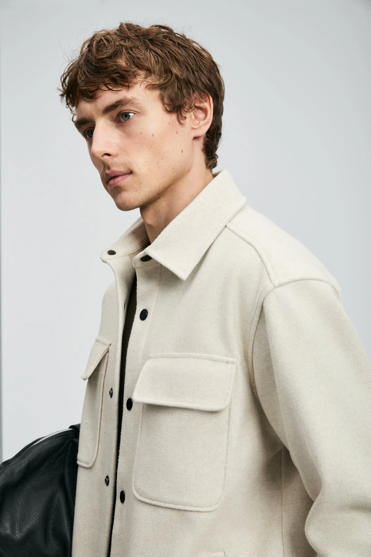 Lufian Erkek Andre Örme Ekru Ceket 112120261