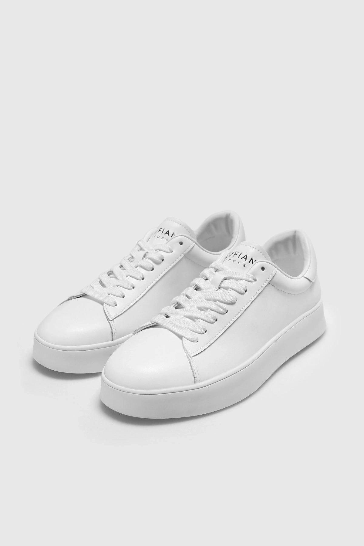 Lufian Anton Erkek Beyaz Deri Sneaker 112230224