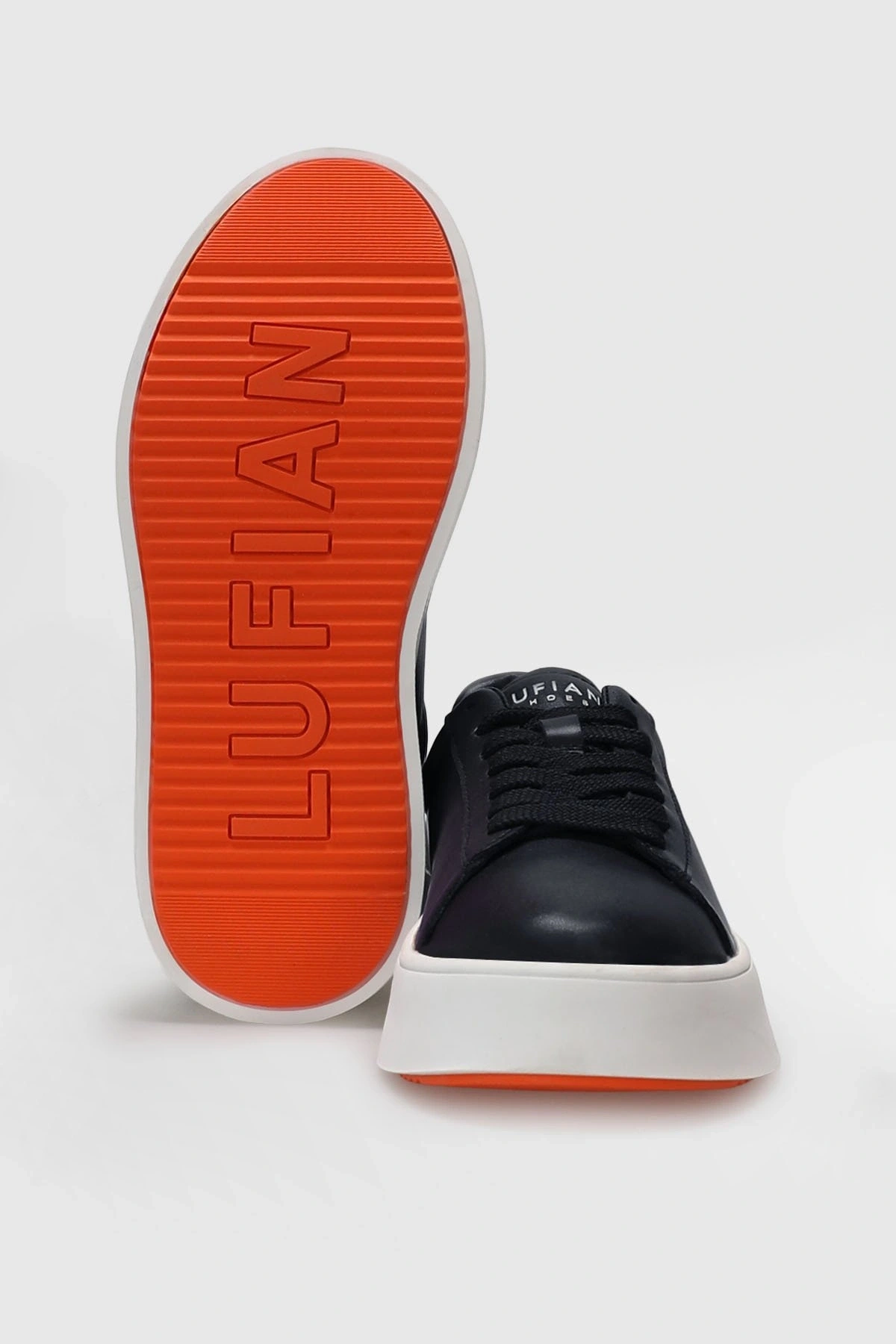 Lufian Anton Erkek Lacivert Deri Sneaker 112230224