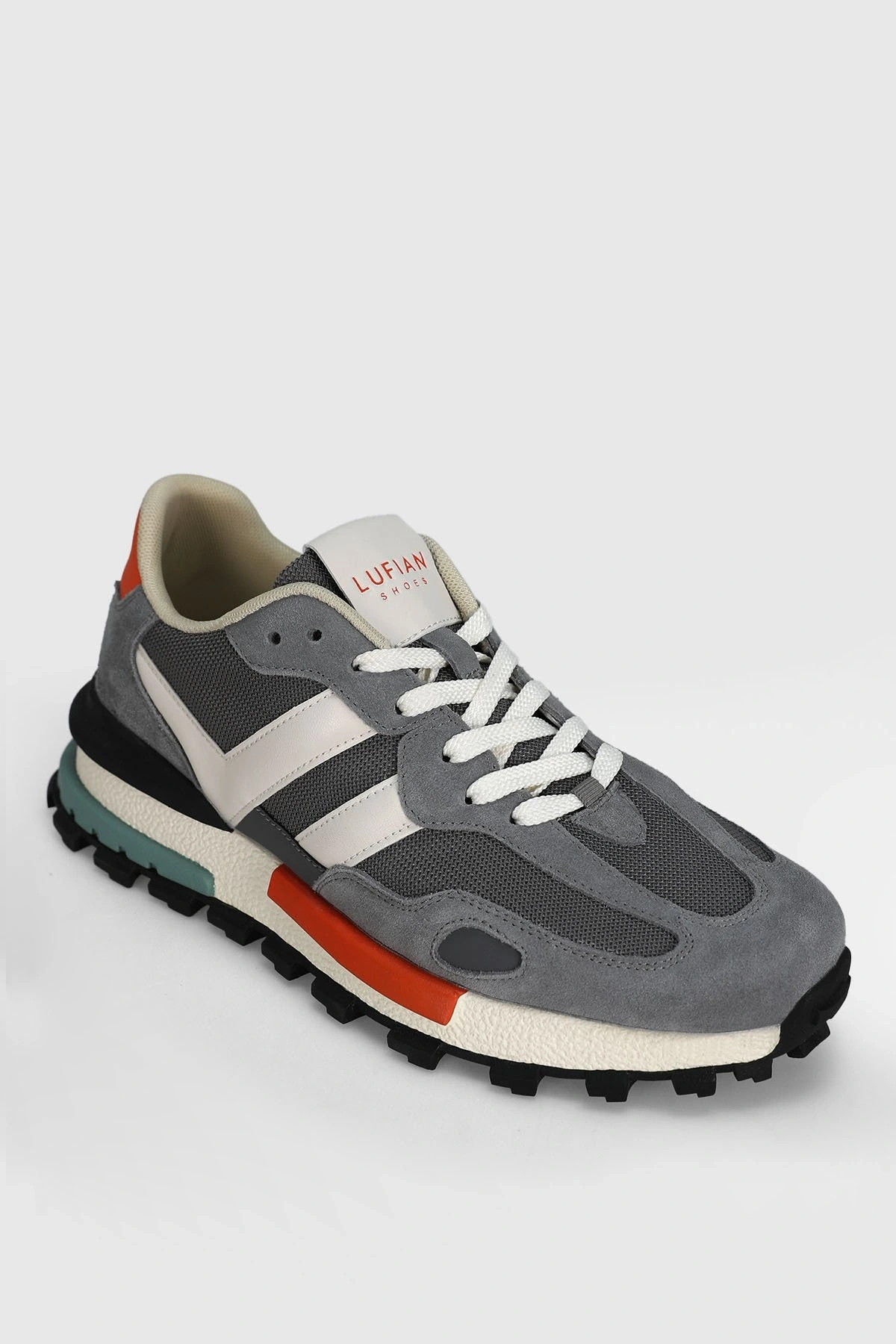 Lufian Auke Erkek Gri Sneaker Ayakkabı 111230272