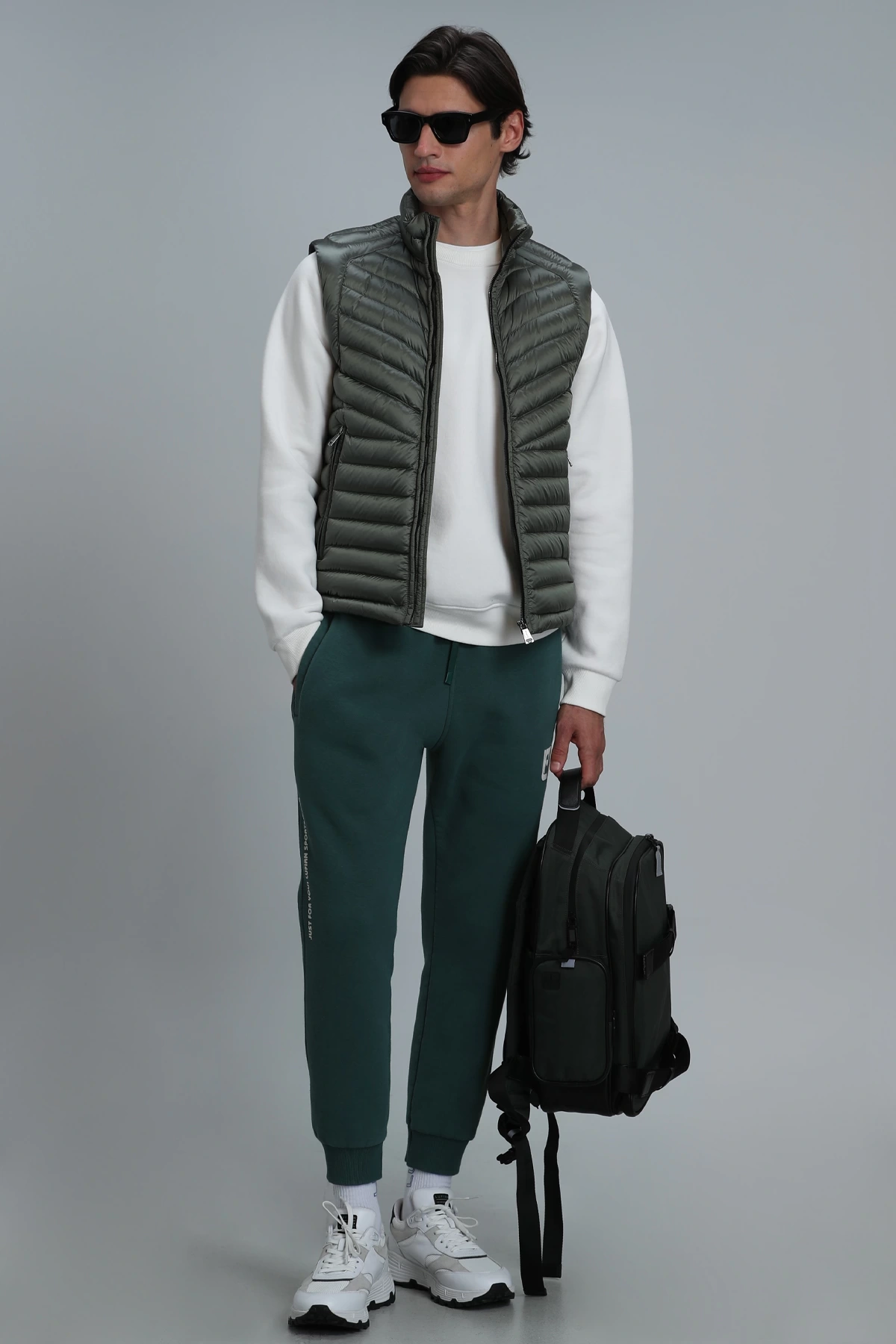 Lufian Axel Kaz Tüyü Erkek Yeşil Yelek 112130019