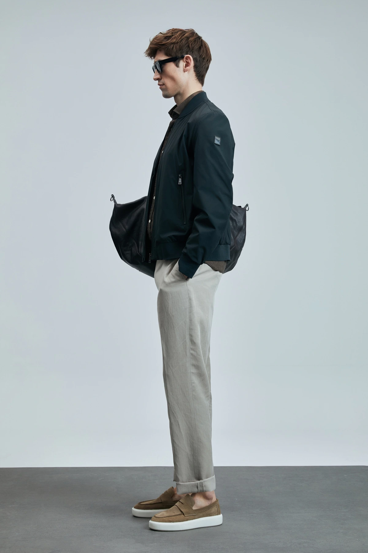 Lufian Erkek Bert Slim Fit Bej Pantolon 111190352