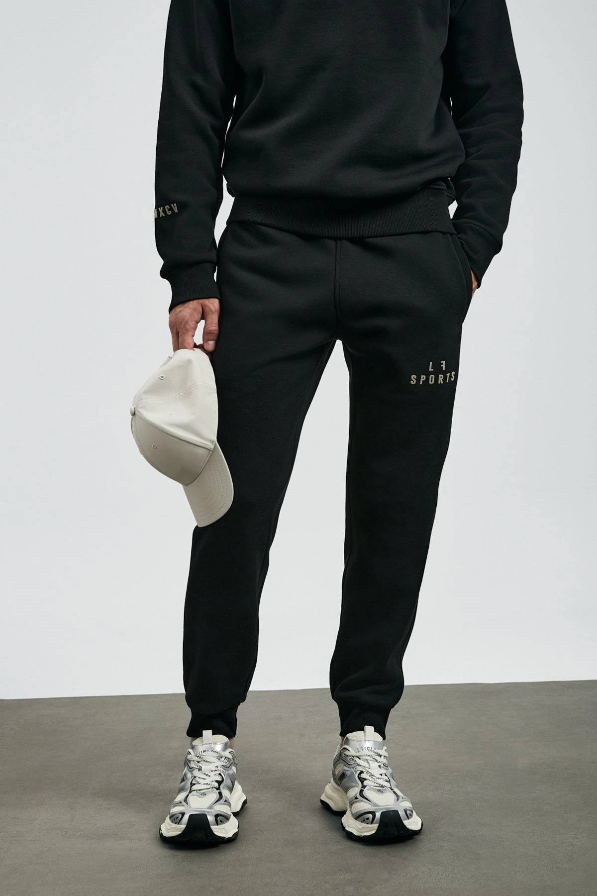 Lufian Beta Erkek Siyah Eşofman Altı 112050080