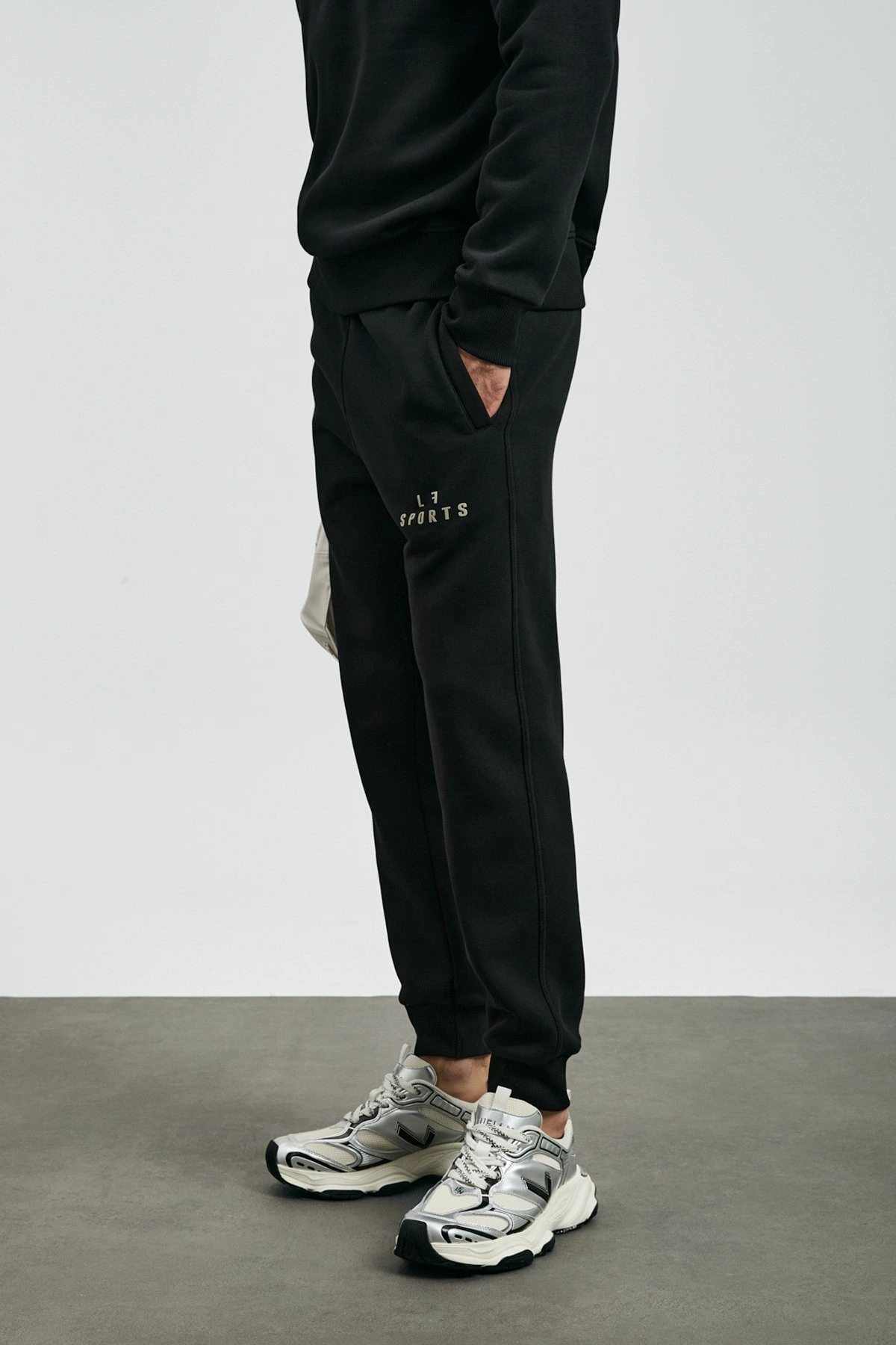 Lufian Beta Erkek Siyah Eşofman Altı 112050080