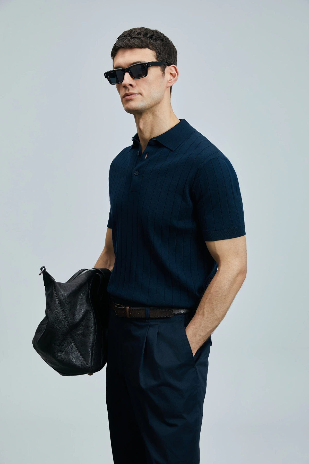 Lufian Bold Erkek Lacivert T-Shirt 111090108