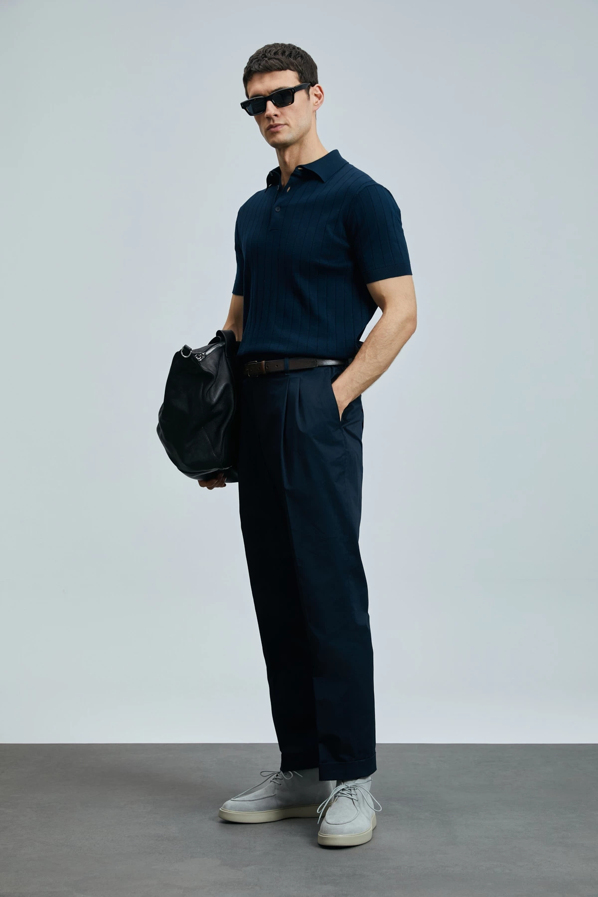 Lufian Bold Erkek Lacivert T-Shirt 111090108