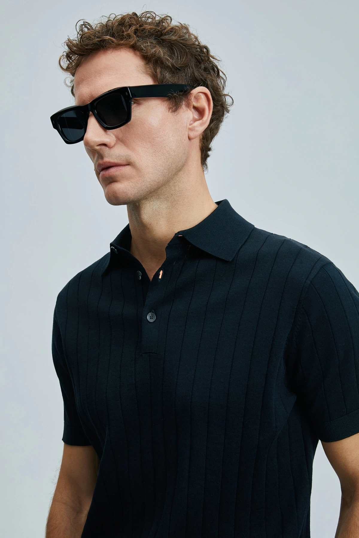 Lufian Bold Erkek Siyah T-Shirt 111090108