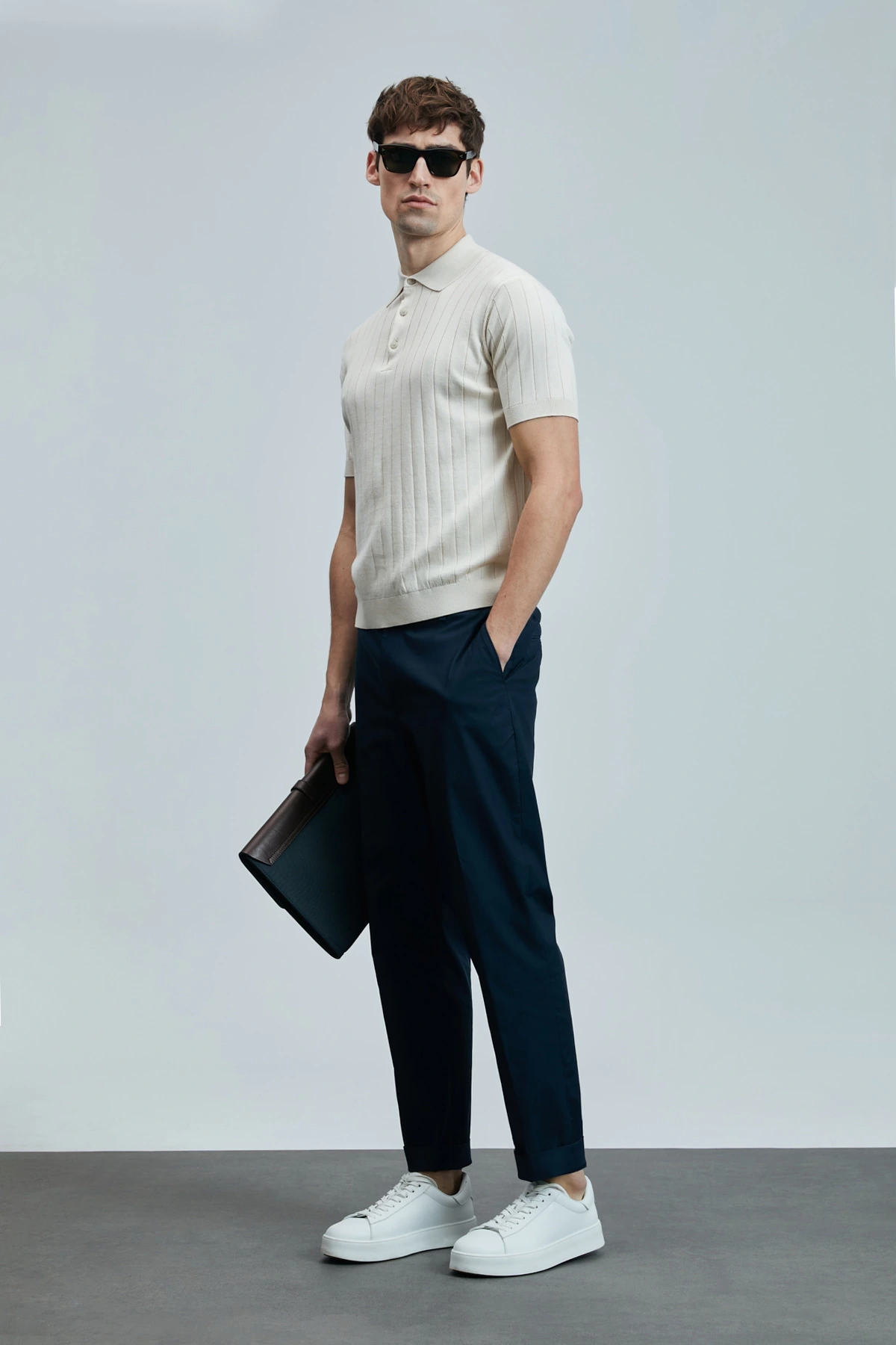 Lufian Erkek Bold Ekru T-Shirt 111090108