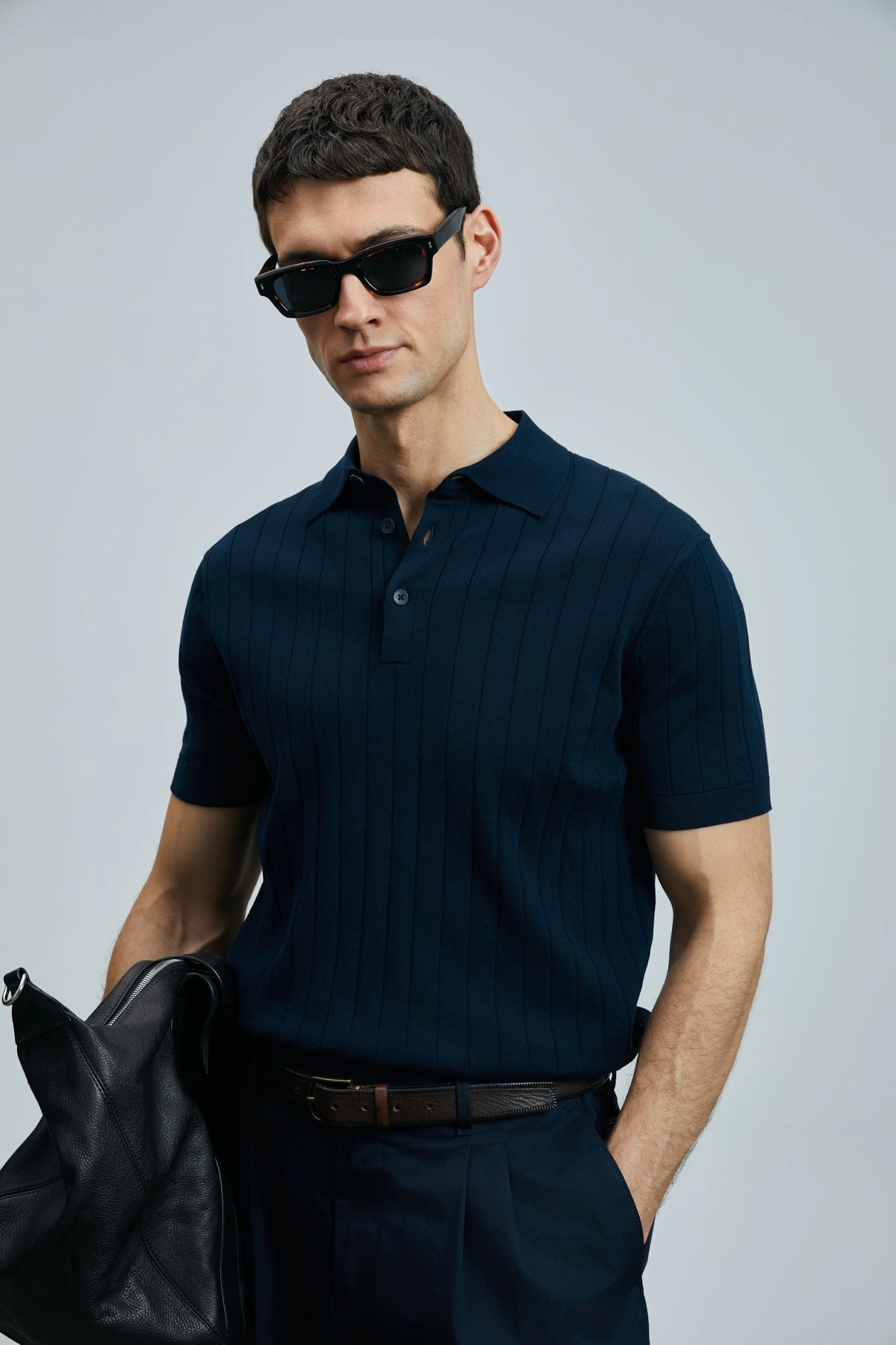 Lufian Bold Erkek Lacivert T-Shirt 111090108