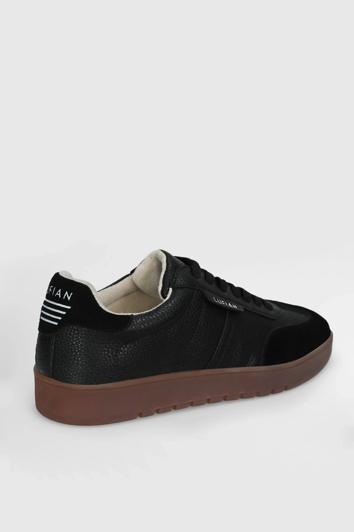 Lufian Brain Erkek Siyah Deri Ayakkabı 112230231