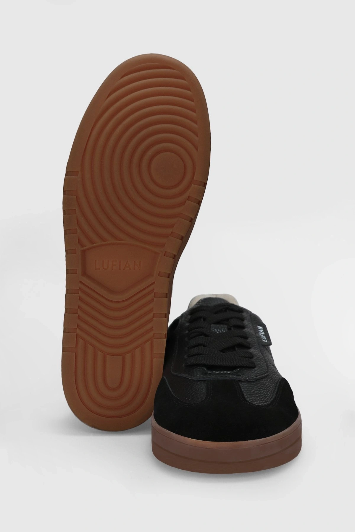 Lufian Brain Erkek Siyah Deri Ayakkabı 112230231