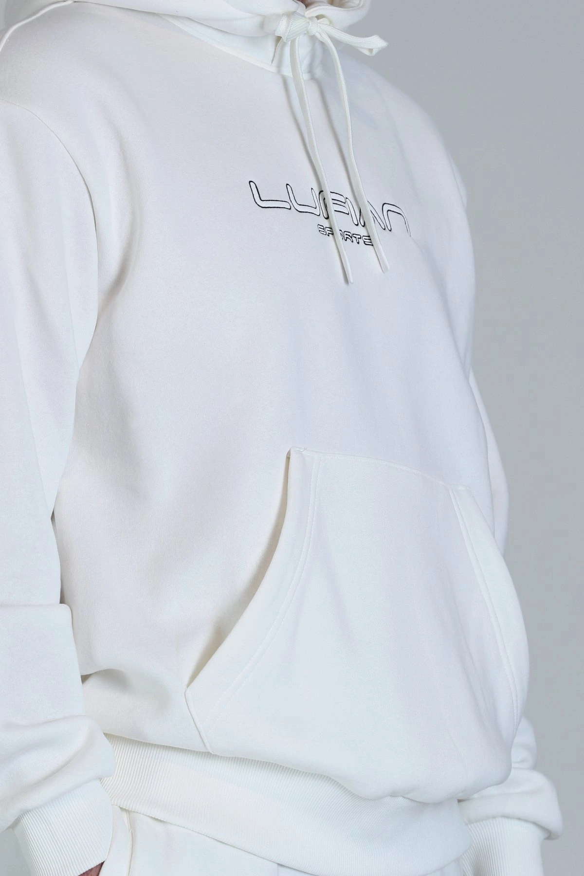 Lufian Brave Erkek Kırık Beyaz Sweatshirt 112030152
