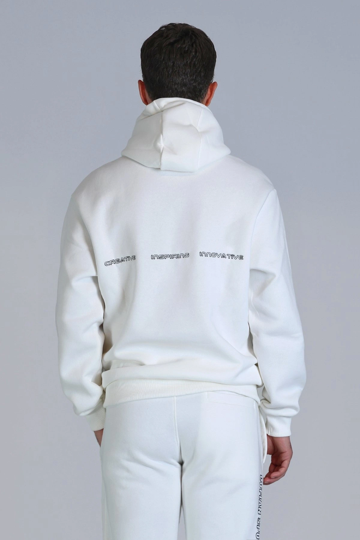 Lufian Brave Erkek Kırık Beyaz Sweatshirt 112030152