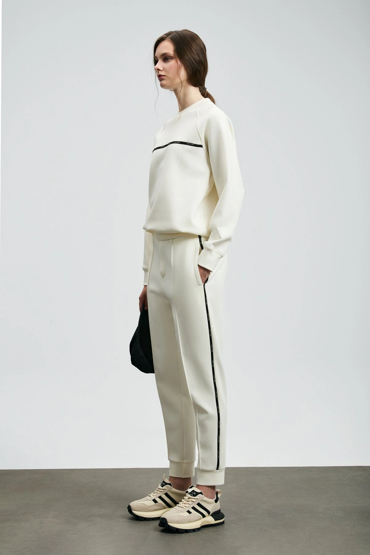 Lufian Cessica Kadın Kırık Beyaz Örme Eşofman Altı 122050008