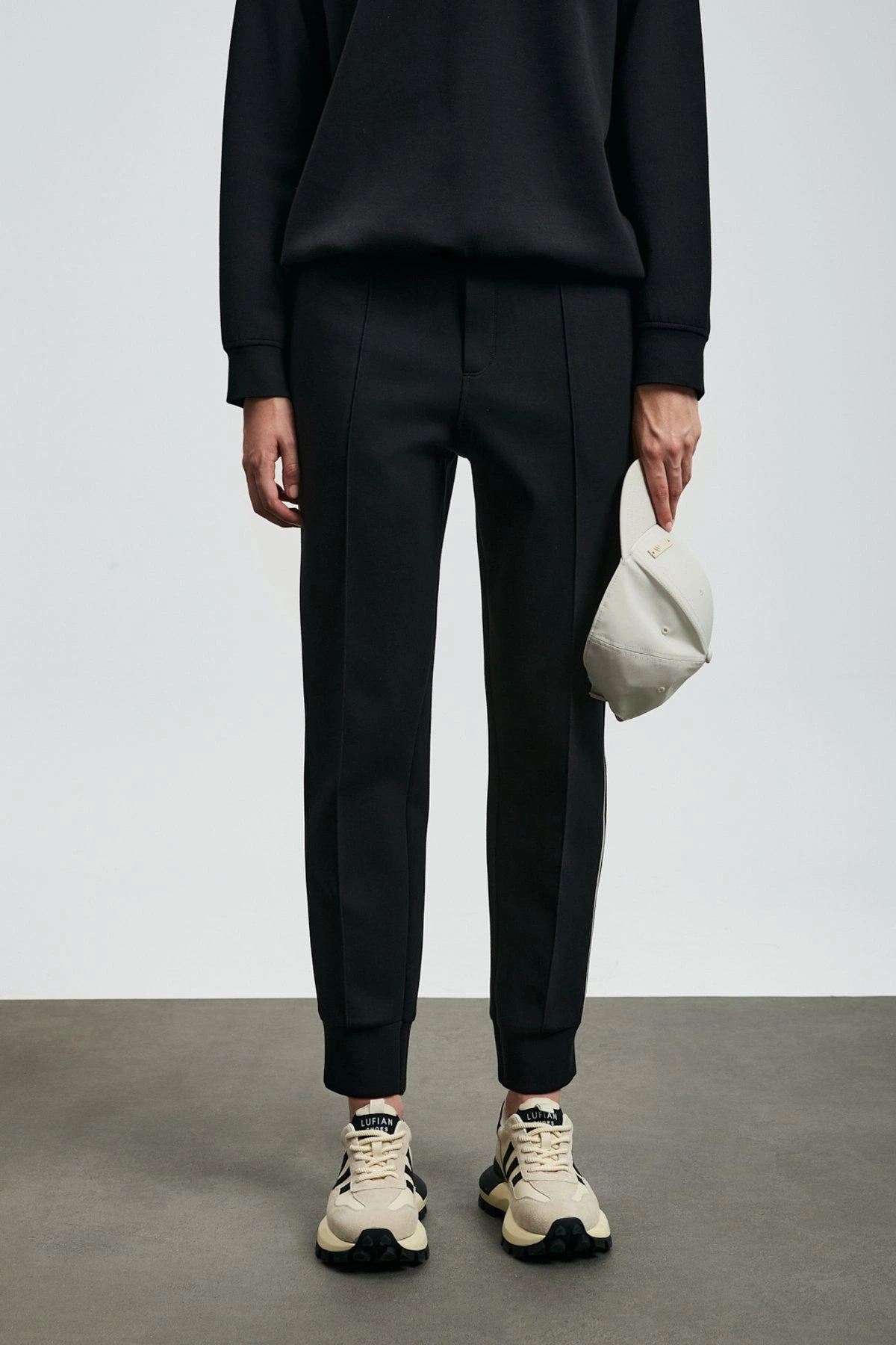 Lufian Cessica Kadın Siyah Örme Eşofman Altı 122050008