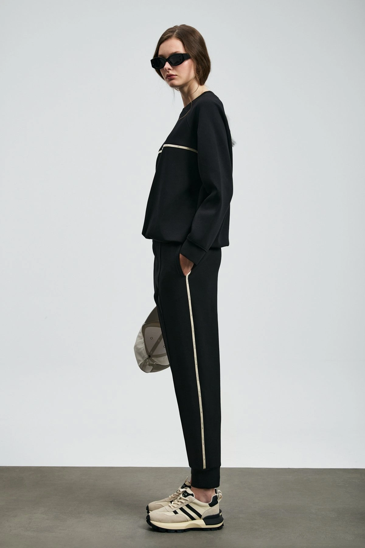 Lufian Cessica Kadın Siyah Örme Eşofman Altı 122050008