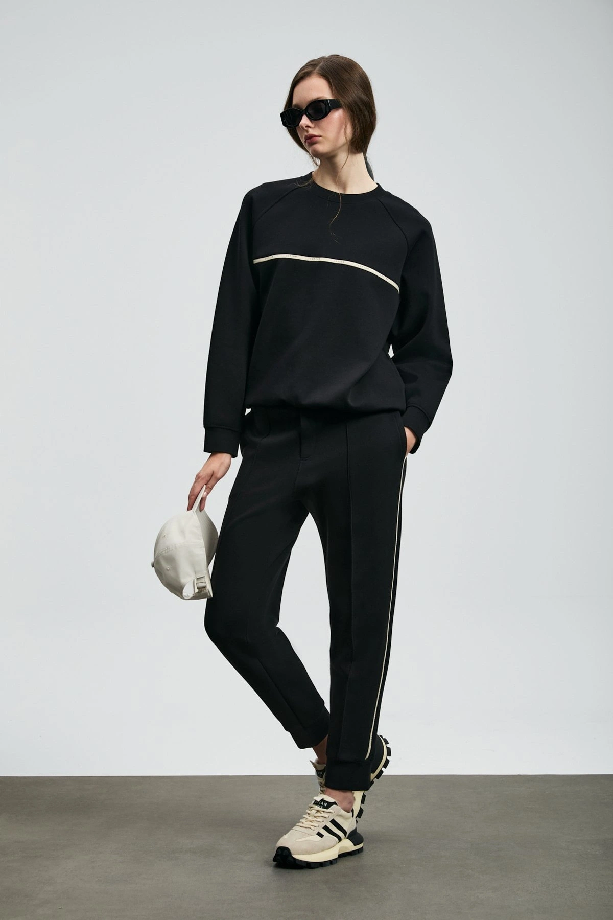 Lufian Cessica Kadın Siyah Örme Eşofman Altı 122050008