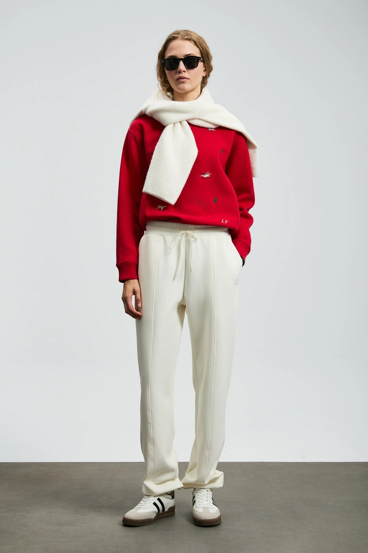 Lufian Cessie Kadın Kırık Beyaz Örme Eşofman Altı 122050007