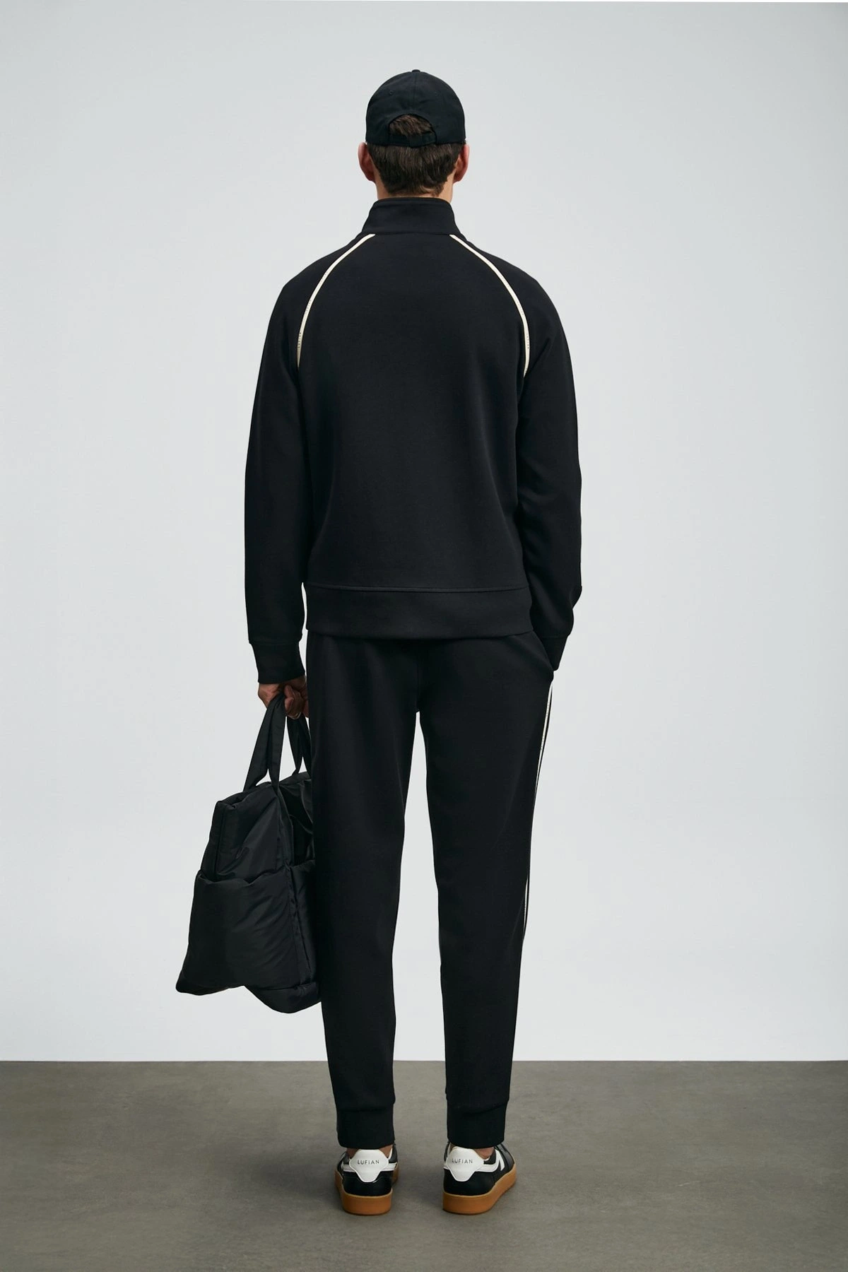 Lufian Charms Erkek Siyah Eşofman Üstü 112050078