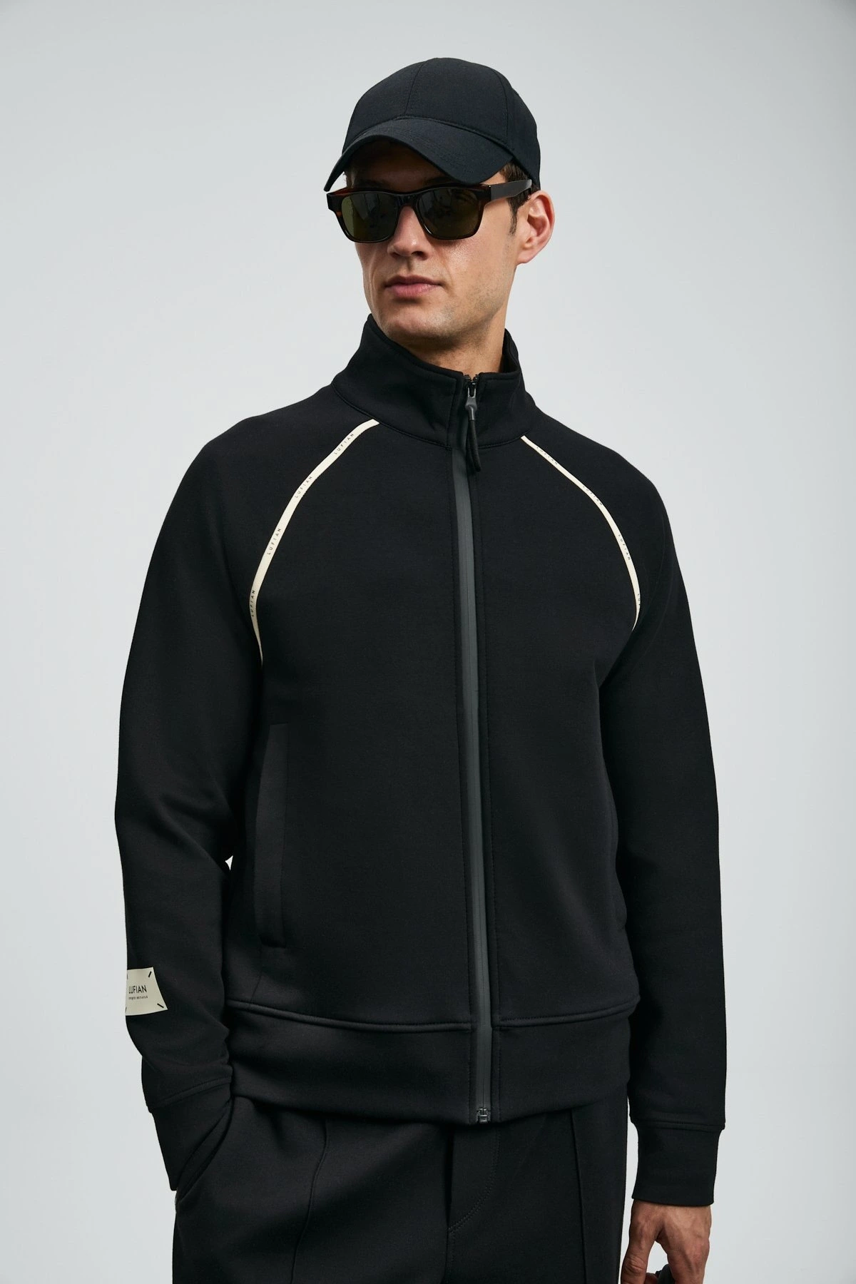 Lufian Charms Erkek Siyah Eşofman Üstü 112050078