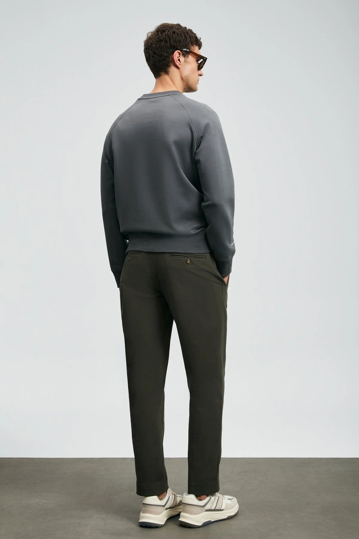 Lufian Erkek Cooper Koyu Gri Sweatshirt 112030177