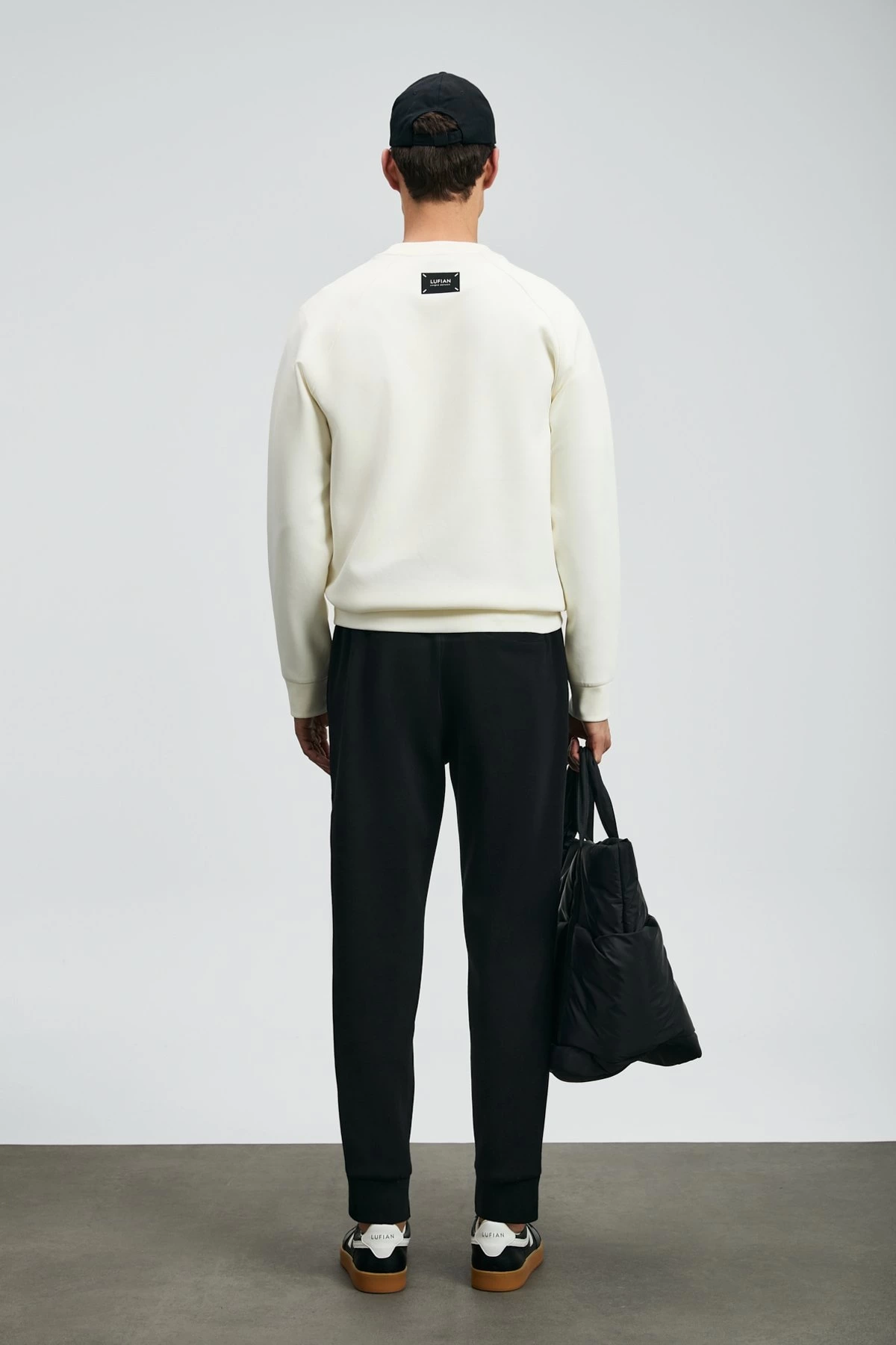 Lufian Erkek Cosmo Kırık Beyaz Sweatshirt 112030181