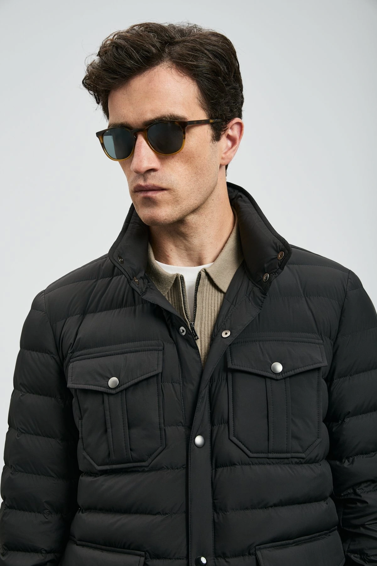 Lufian Daniel Kaz Tüyü Erkek Siyah Mont 112120242