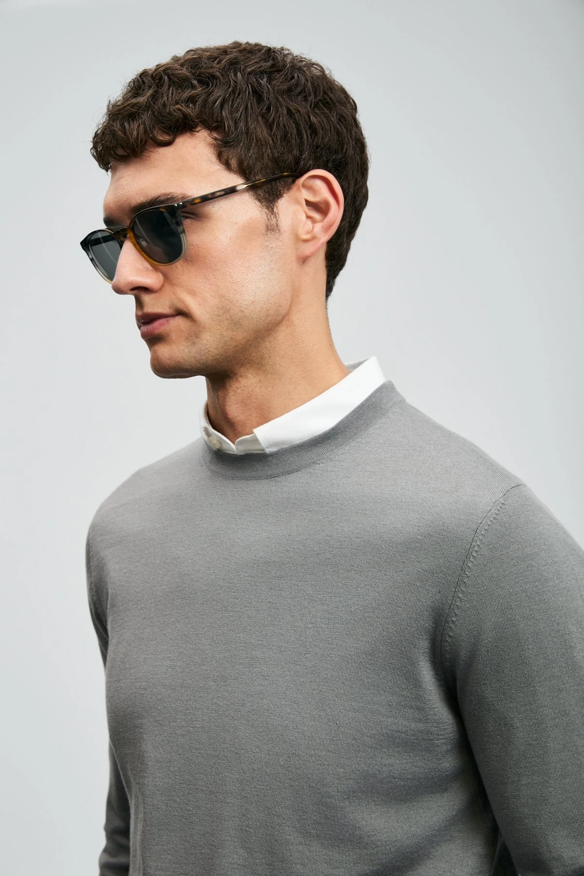 Lufian Erkek Dean Gri Kazak 112090148