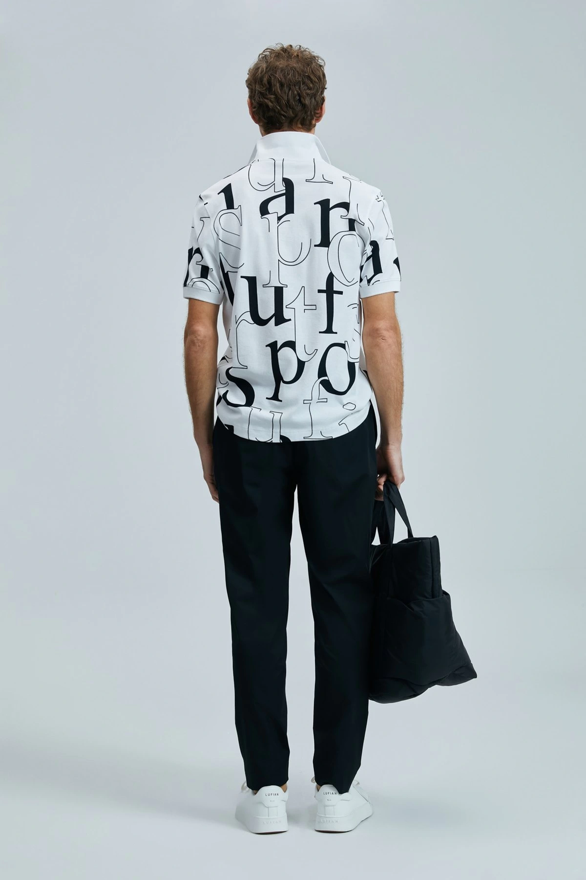 Lufian Erkek Diamond Smart Polo Beyaz T-Shirt 111040219